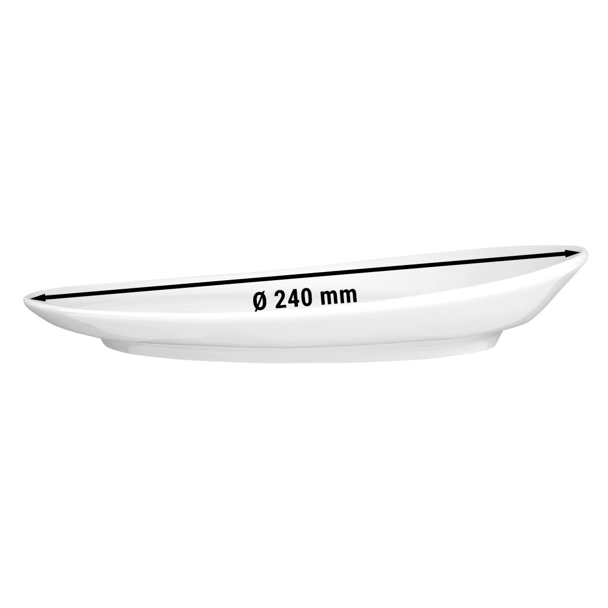 (6 stuks) SELTMANN WEIDEN | Gourmetbord - plat - Ø 240mm