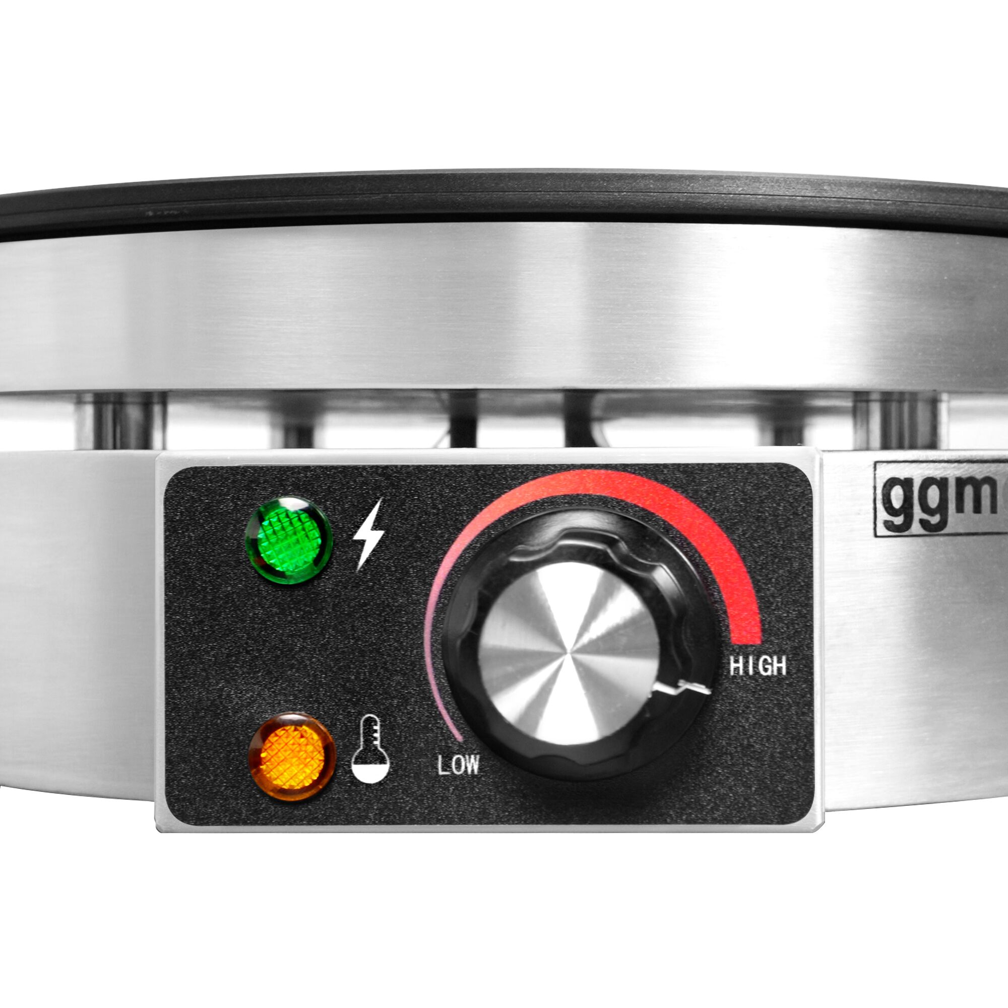 Crêpière professionnelle - Thermostat réglable - Ø 370mm