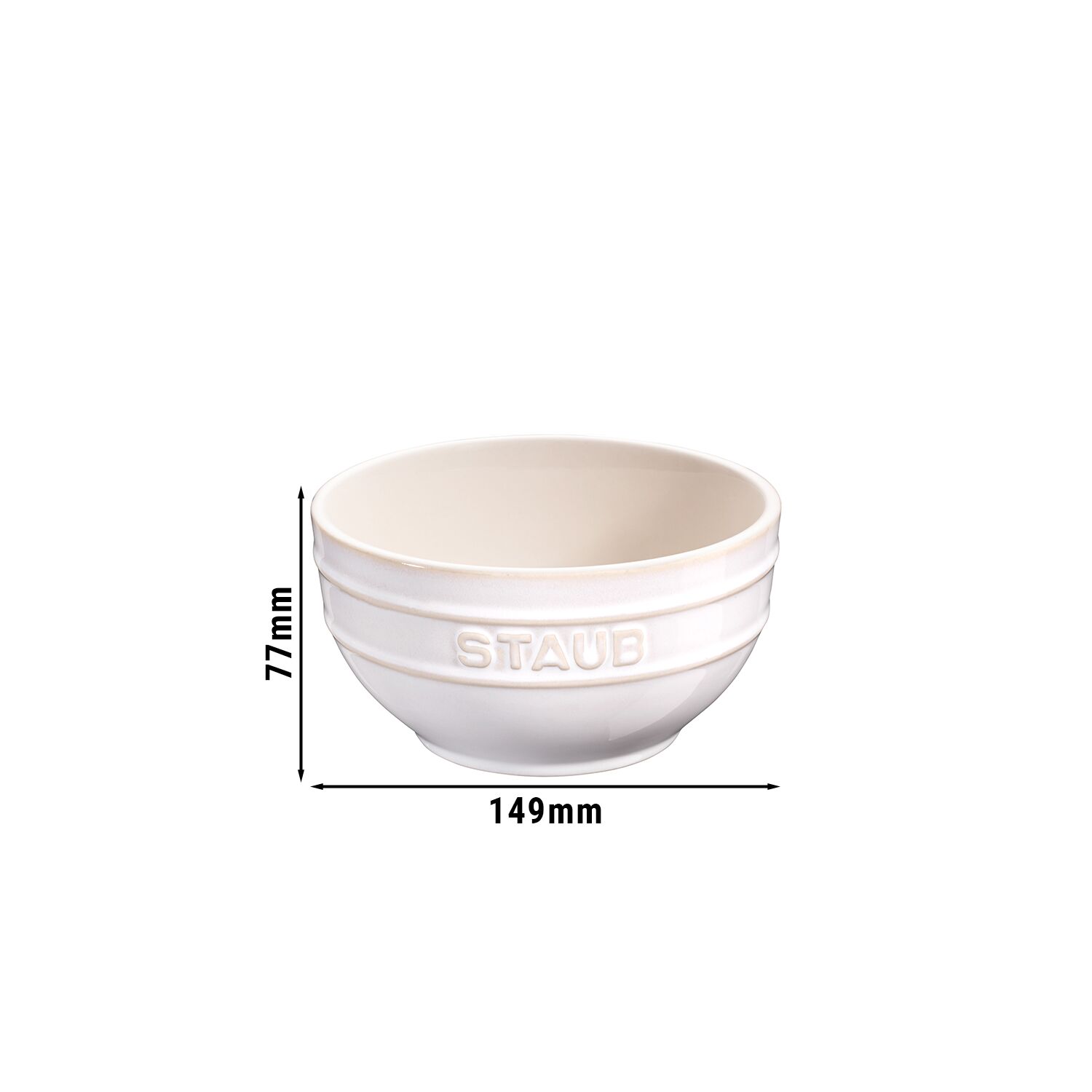 STAUB | CERAMIQUE - Bol - Ø 140mm - Céramique - Ivoire-Blanc	