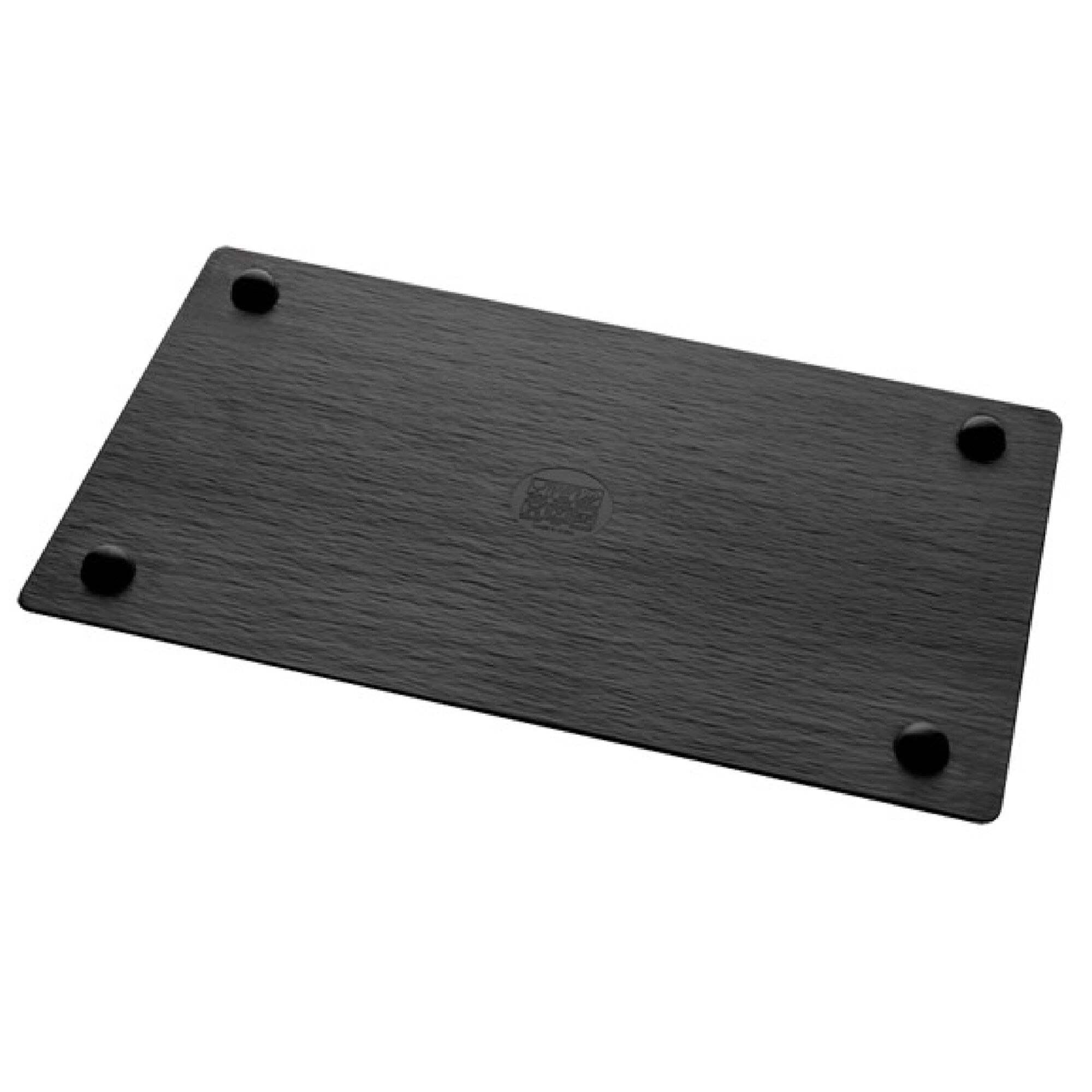 (6 pièces) Plateau GN 1/4 – SLATE – Mélamine – Hauteur : 12 mm – Noir