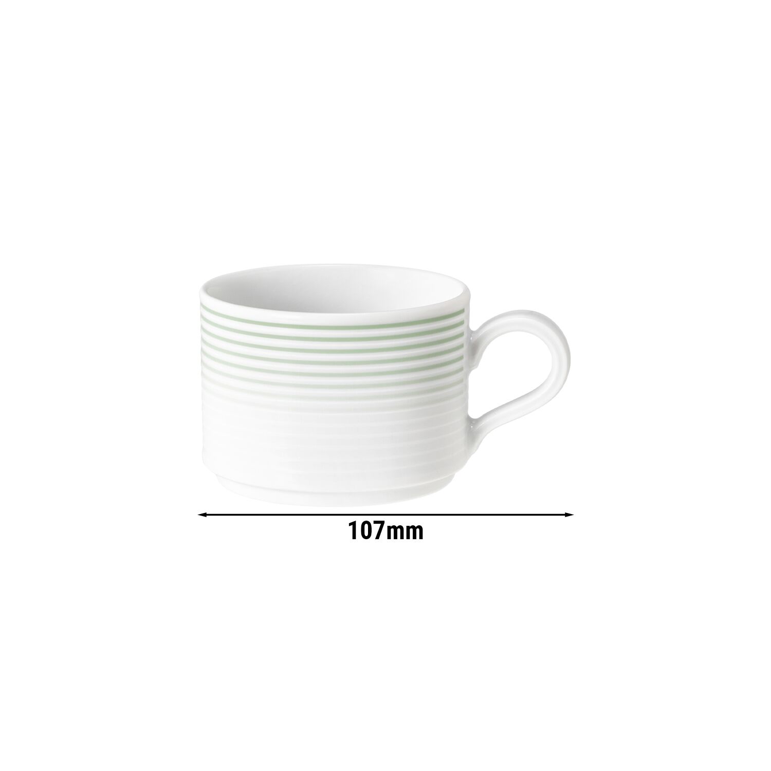 (6 pièces) SELTMANN WEIDEN | Tasse à café – 180 ml – Vert sauge