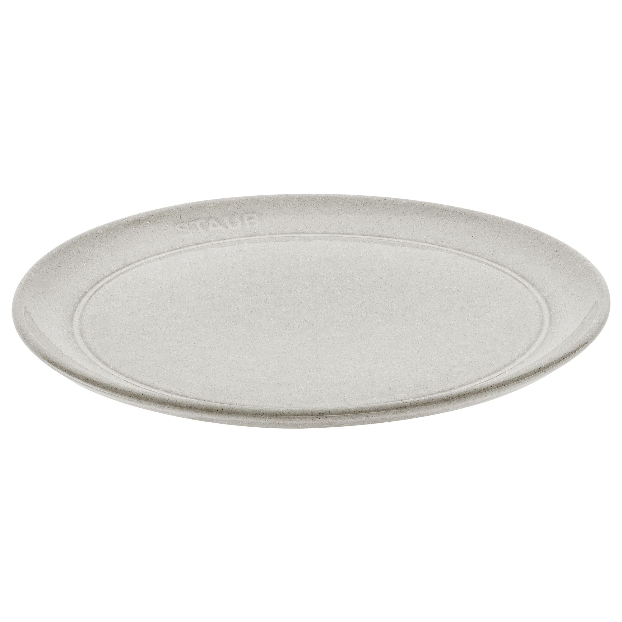 STAUB | Dining Line Ceramic Flat Plate – Ø 20 cm - White Truffle