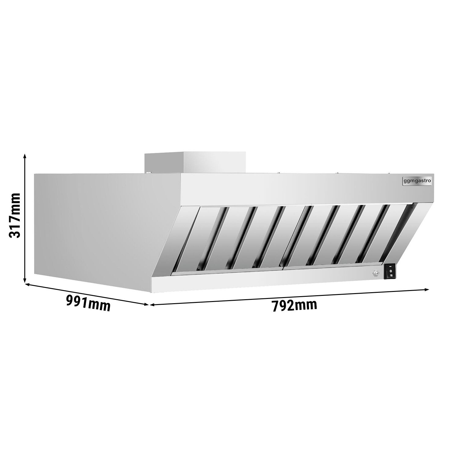Combi Oven Condensation Hood - without Carbon Filter - for KDV760, KDV1255, KDV920, BOMV10, BHV920OH, BHV1255OH & BOMV6