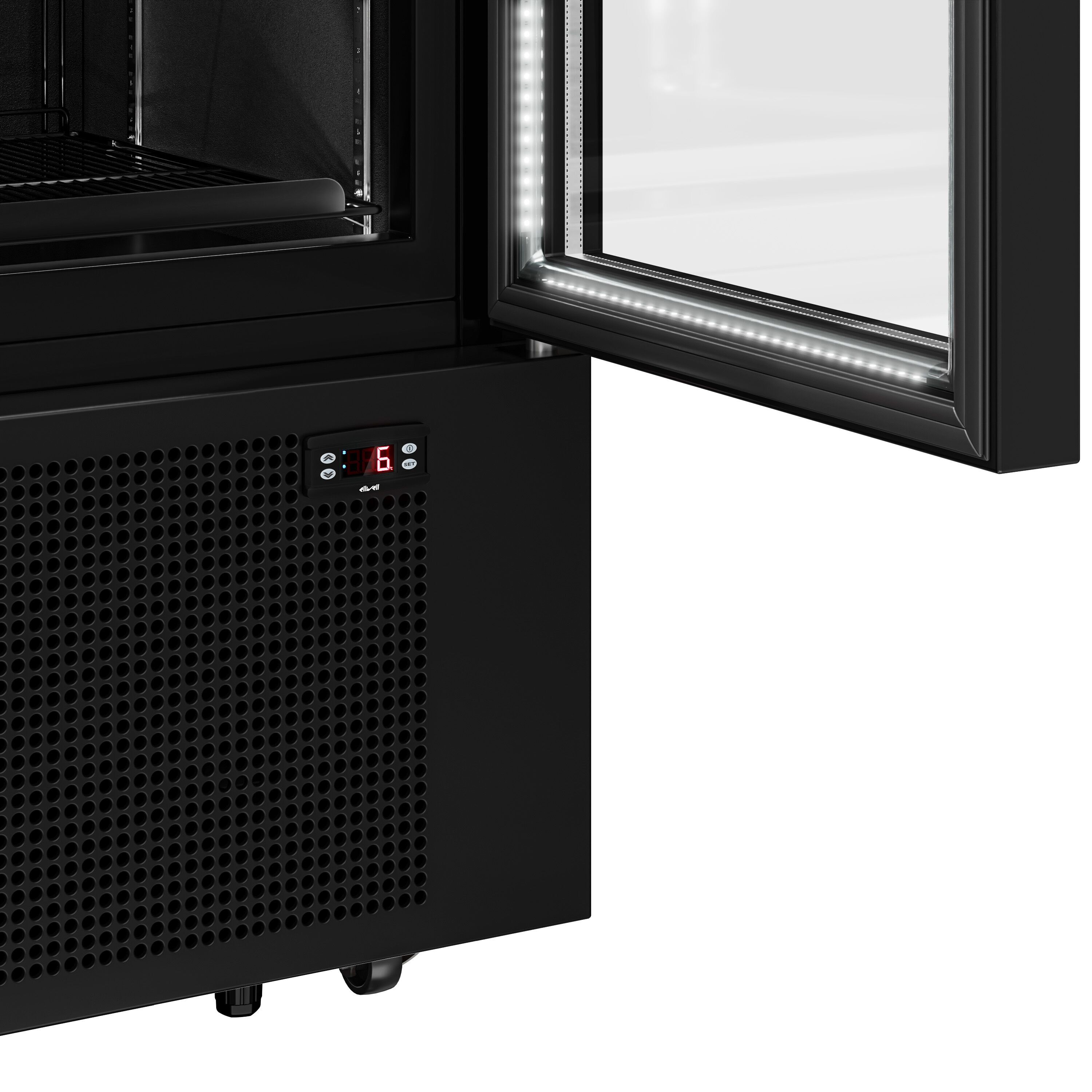 Vitrine réfrigérée à boissons - 1325 litres - avec 3 portes vitrées et écran publicitaire