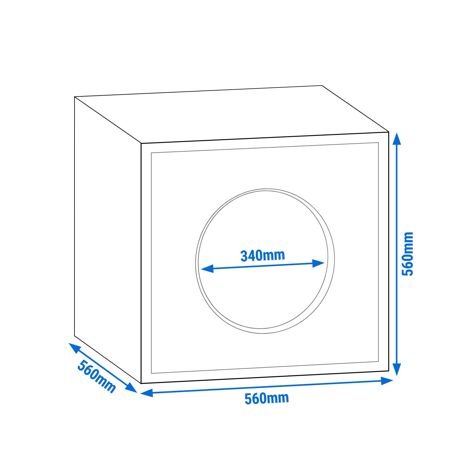 Caisson de ventilation PRO - Ventilateur caisson pour hotte - 4000m³/h - 400V Triphasé