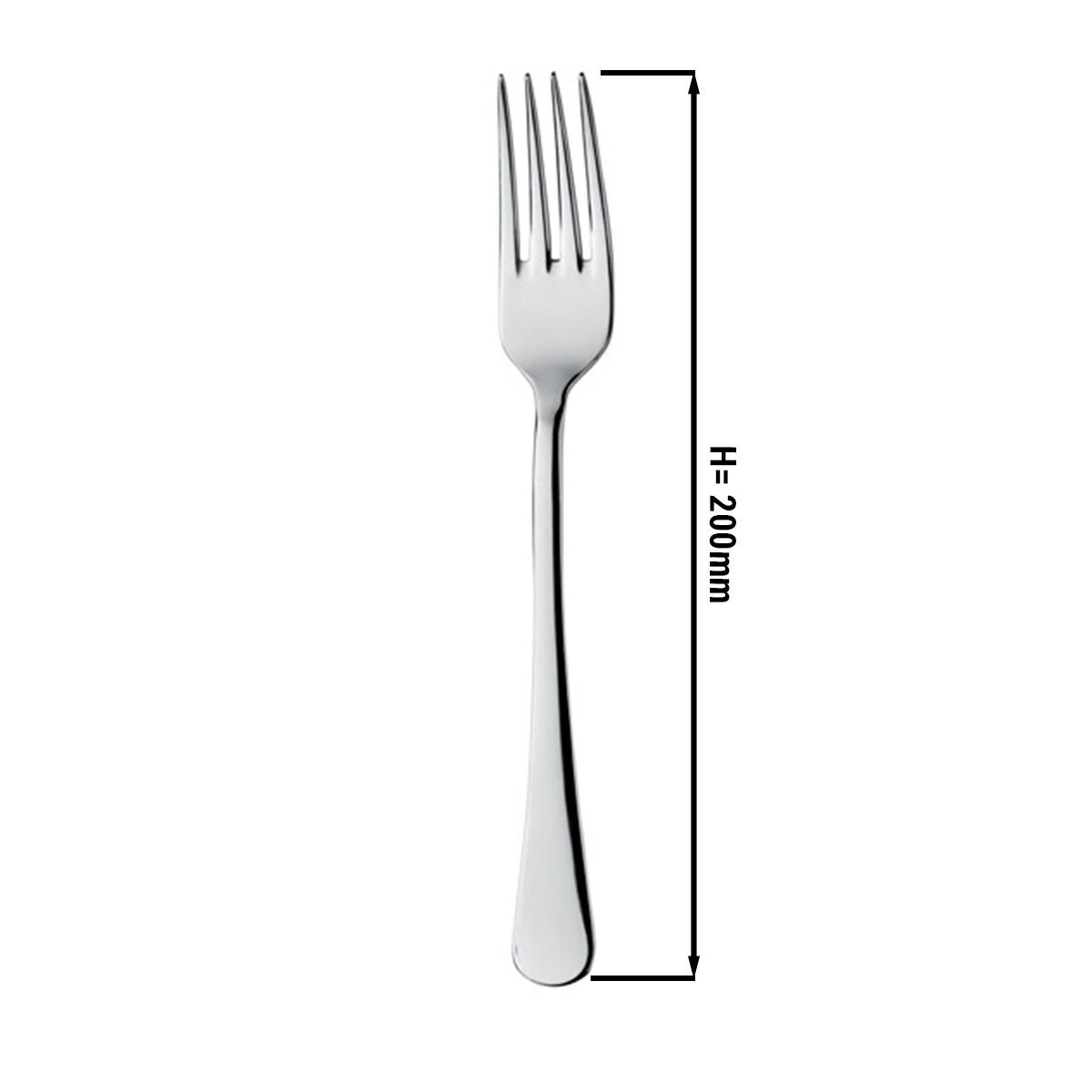 (12 pièces) Fourchette de table Mila – 200 mm