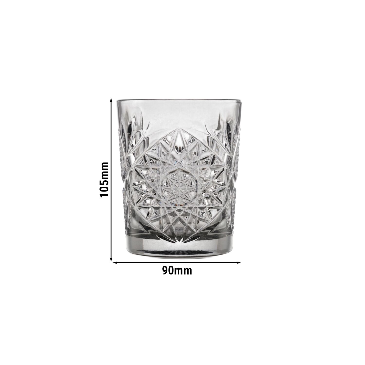 (12 pièces) LIBBEY | HOBSTAR - D.O.F. Graphite - 355ml - Gris
