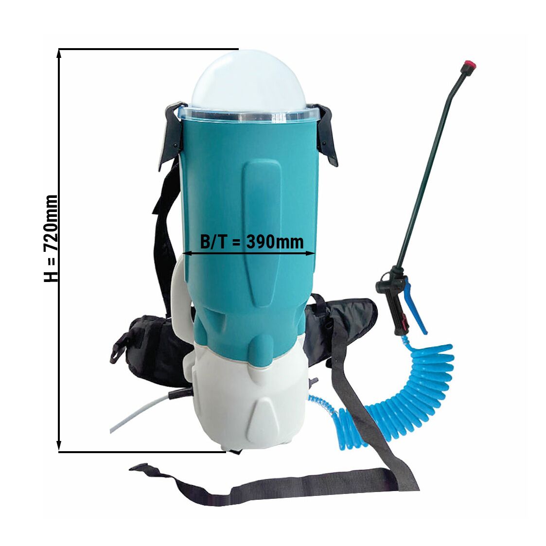 Pulverizador desinfectante - 5L - 48W - eléctrico