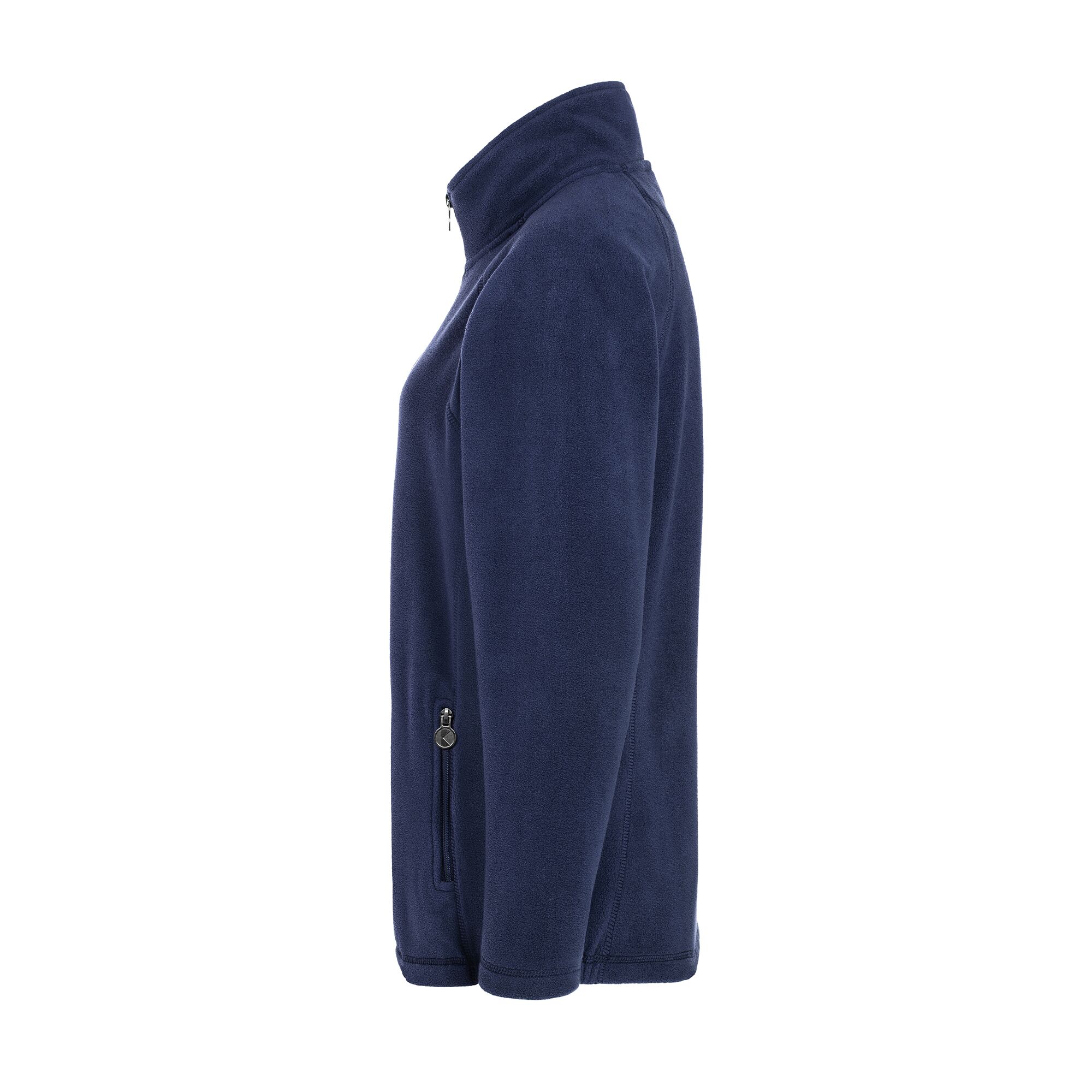 KARLOWSKY | Women's Workwear Fleece Jacket Warm‑Up – Navy - XS - Recycled Polyester