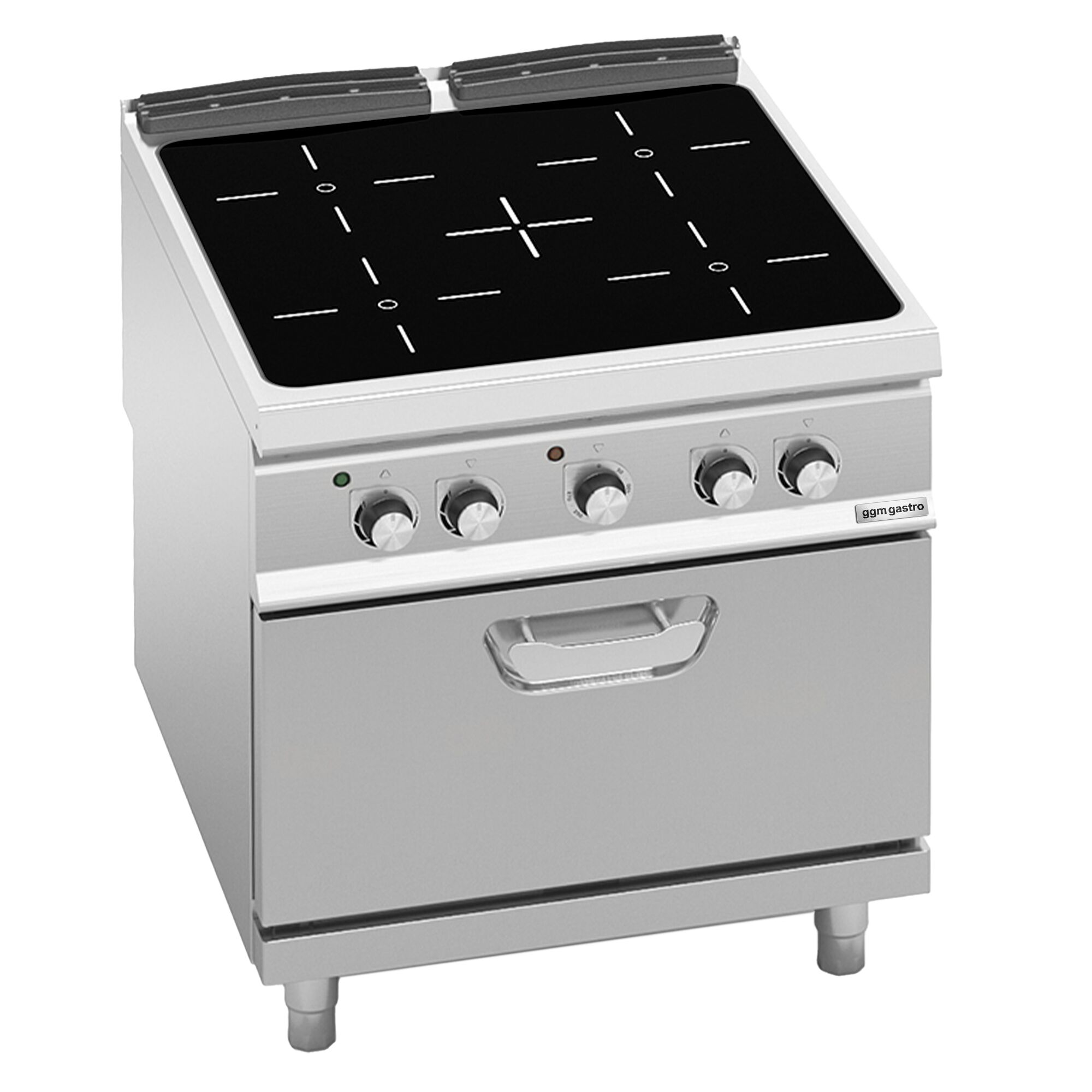 Infrared Hob - 20.68kW - 4 zones - with Electric Oven Convection Oven - 4.68kW