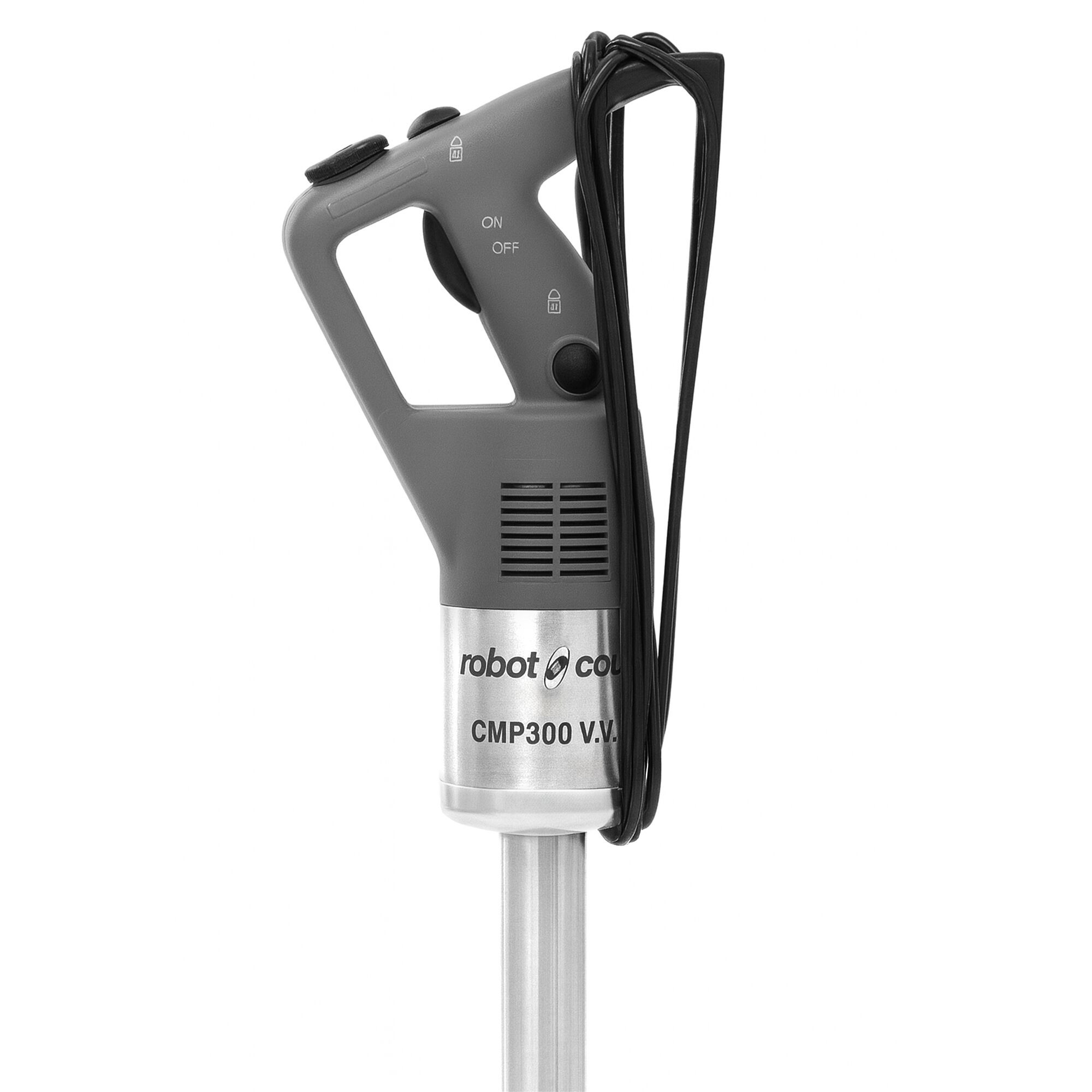 ROBOT COUPE | CMP 300 V.V. - Stabmixer inkl. Mixstab 350mm - 350 Watt - 2300 bis 9600 U/min - Geschwindigkeit stufenlos regelbar