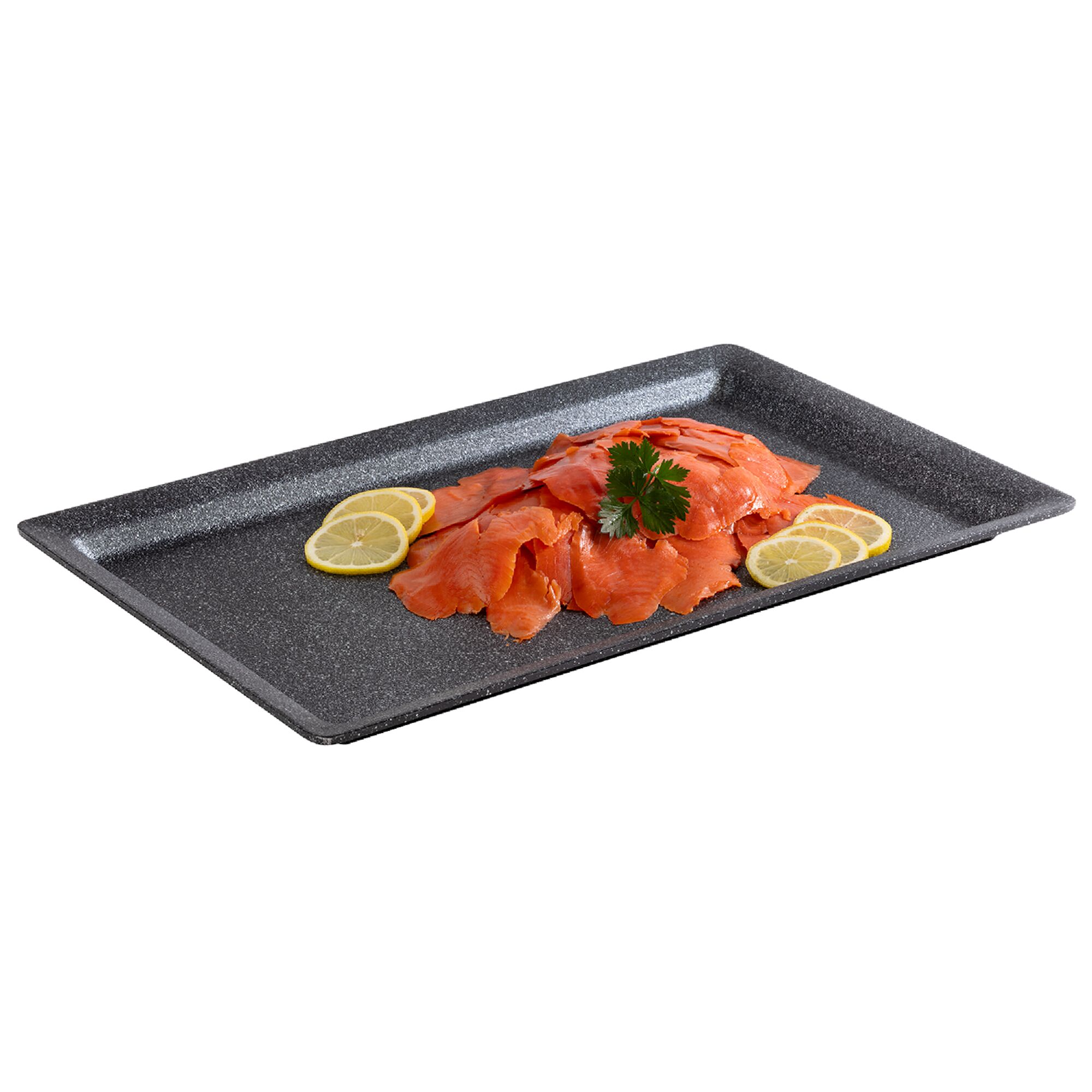 (6 pièces) Plateau GN 1/1 – FROSTFIRE – aluminium – Hauteur : 30 mm – Gris