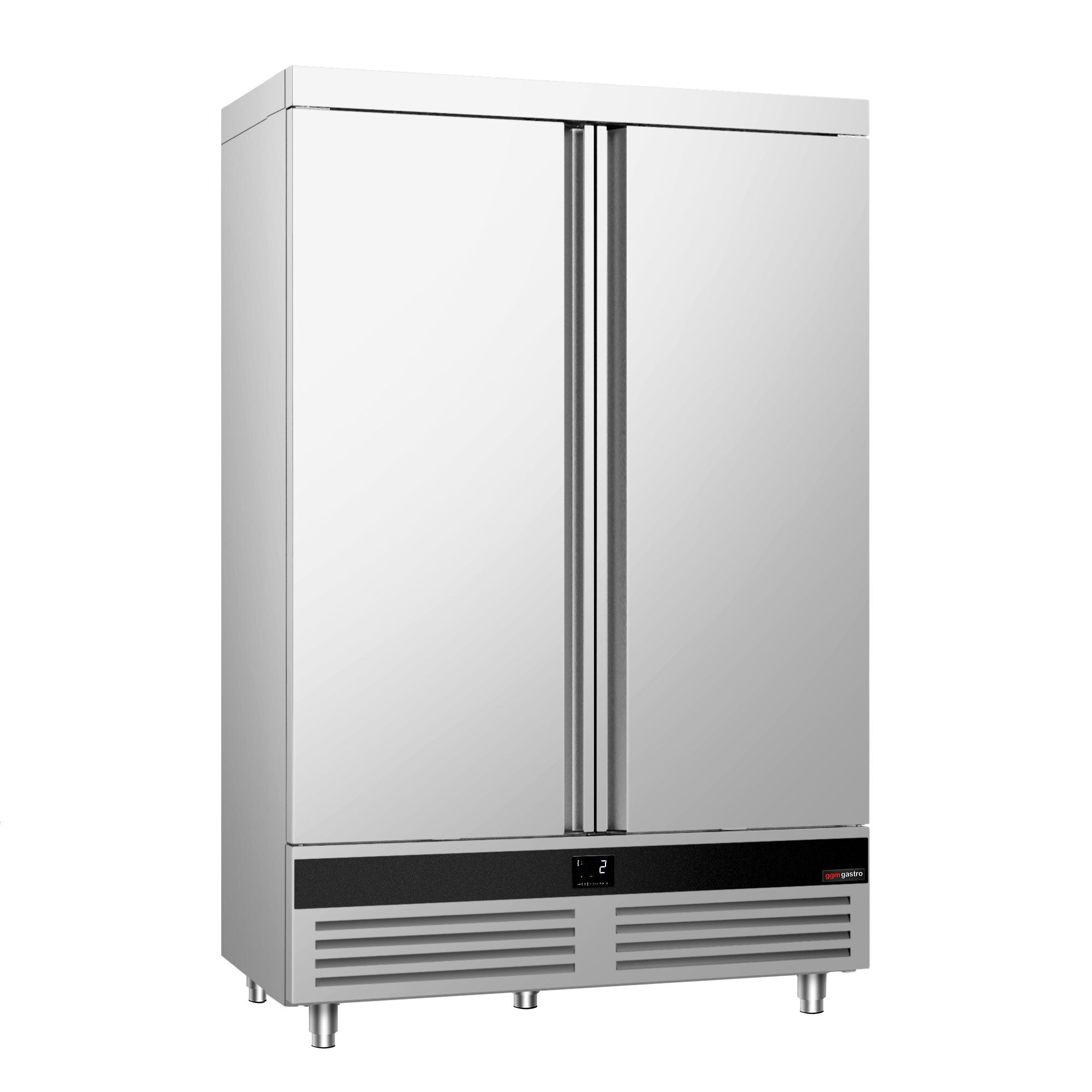 Upright Fridge Stainless steel PREMIUM - 1200L - with 2 doors