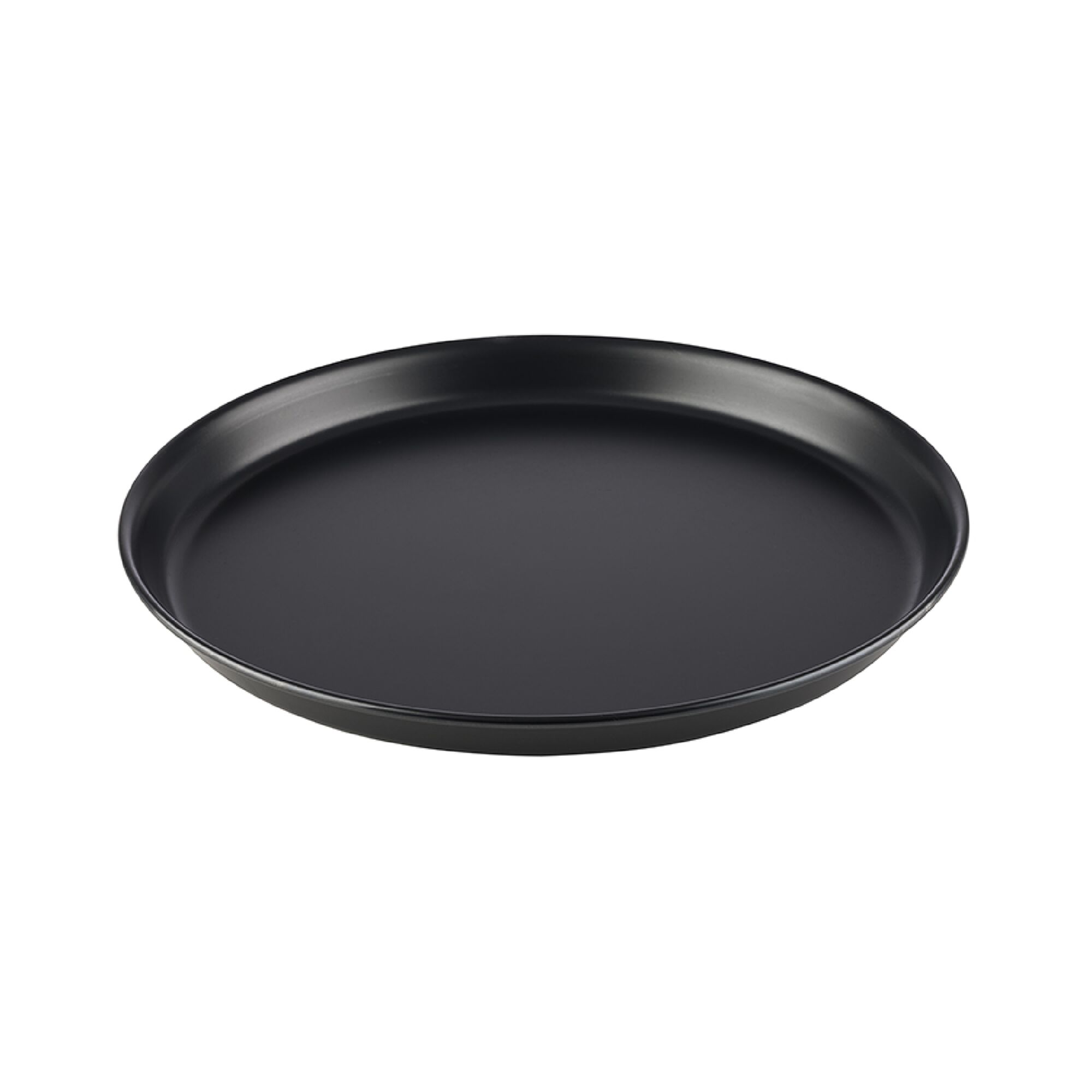 (6 pièces) Plaque à pizza - tôle bleue - Ø 300 mm - hauteur : 25 mm