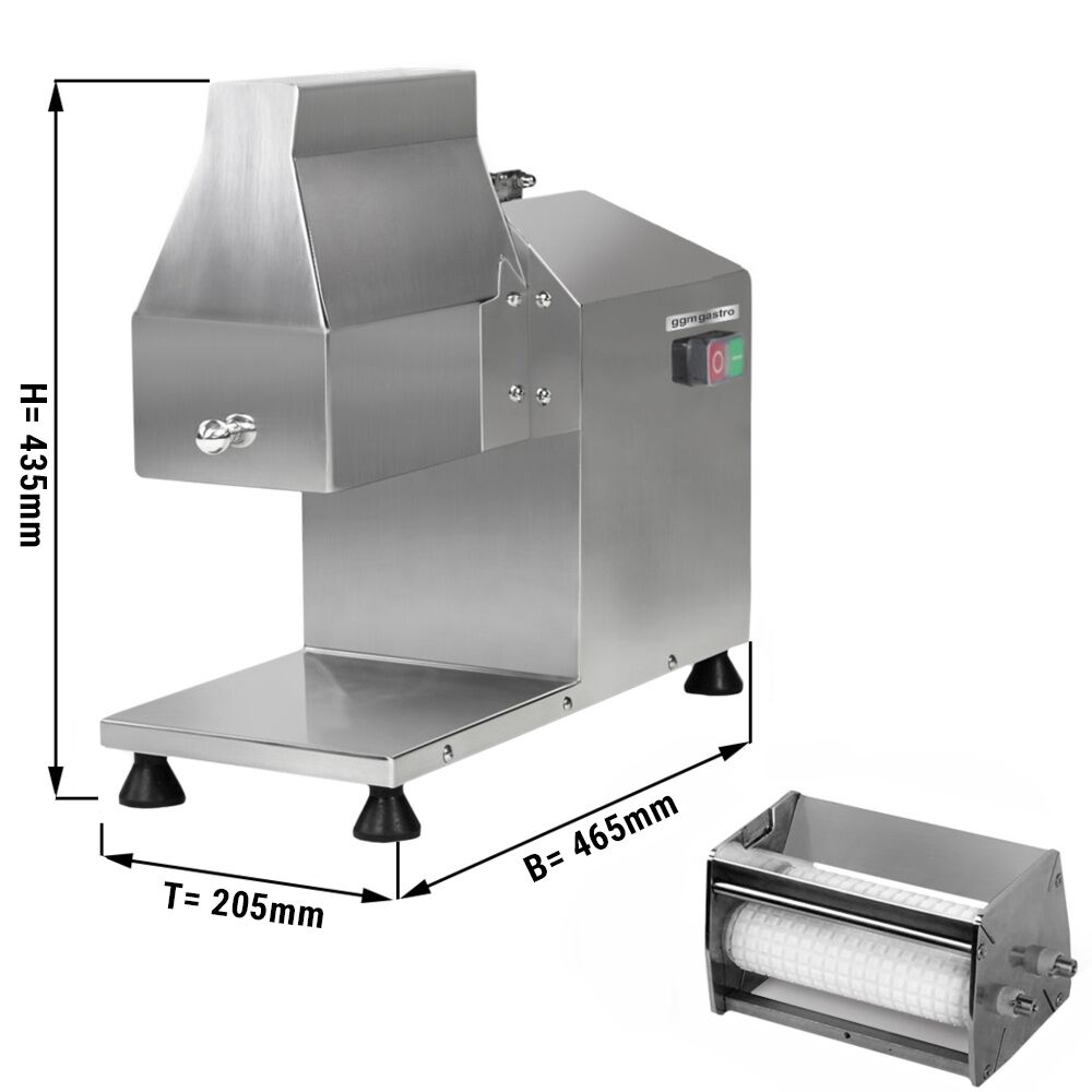 Attendrisseur à viande électrique - acier inoxydable - 205x465x435mm - 350W