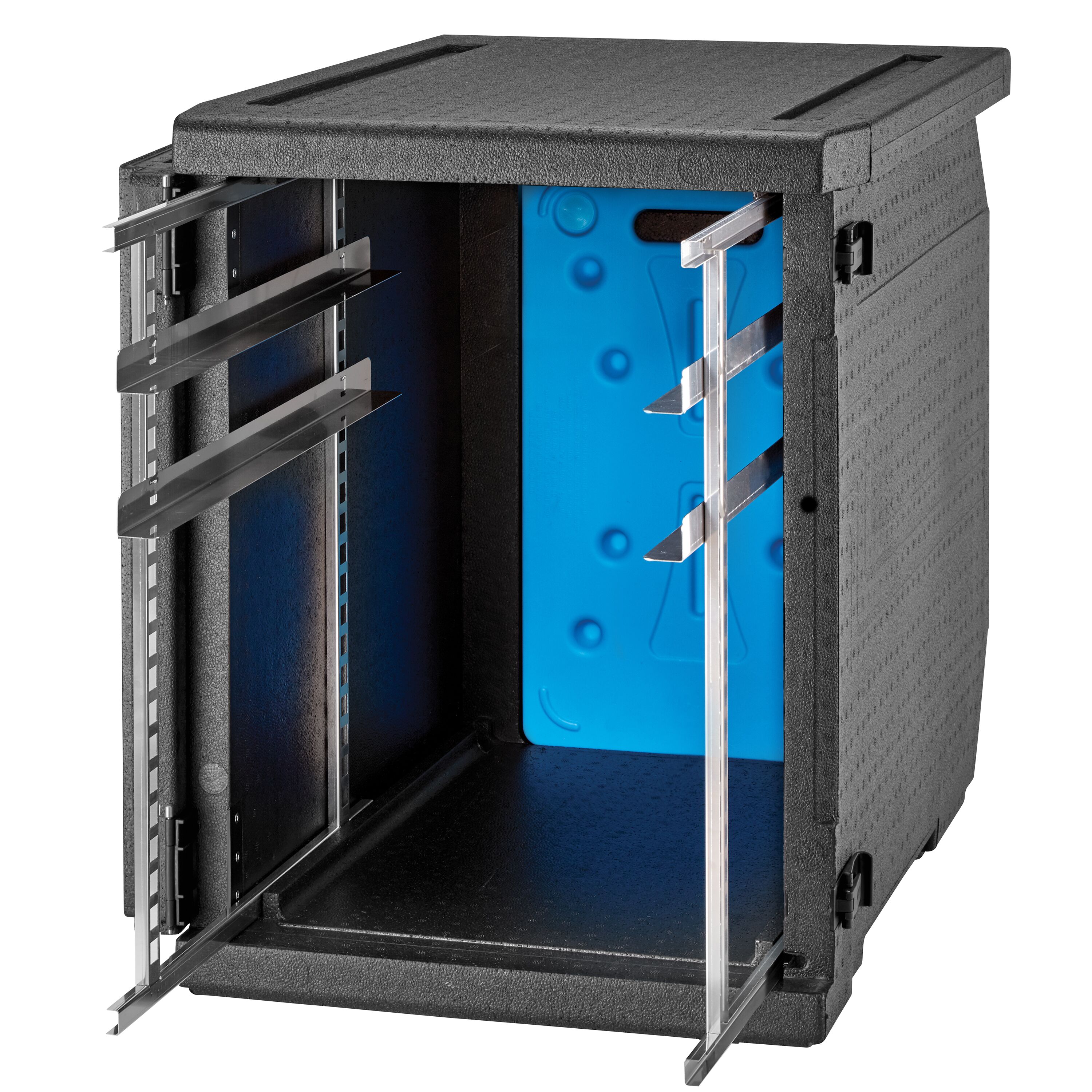 CAMBRO | CAM GOBOX® - Frontloader - EN 600x400 - ohne Auflageschienen - Schwarz
