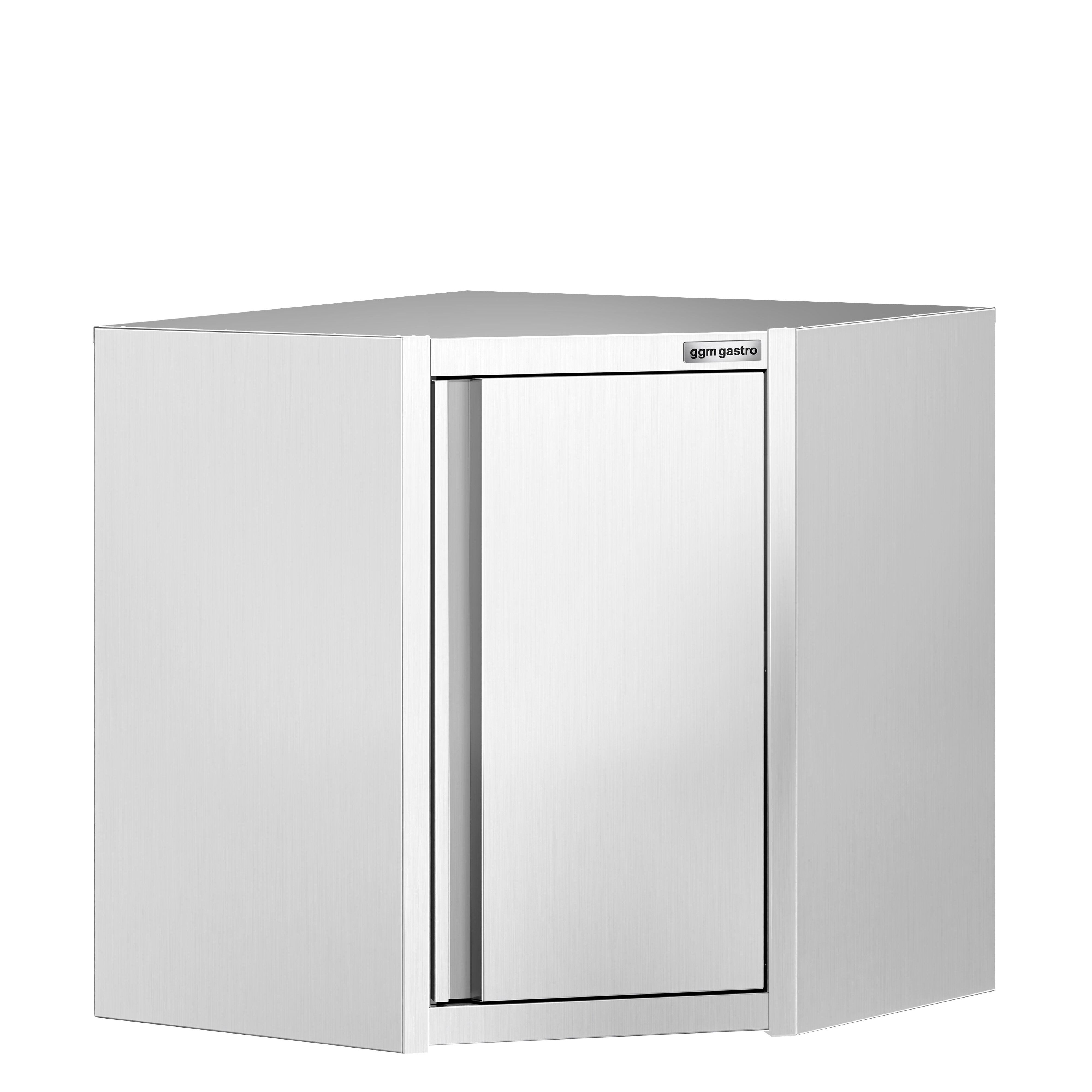 Armoire murale en acier inoxydable - 700x700mm - avec porte battante - 660mm de haut