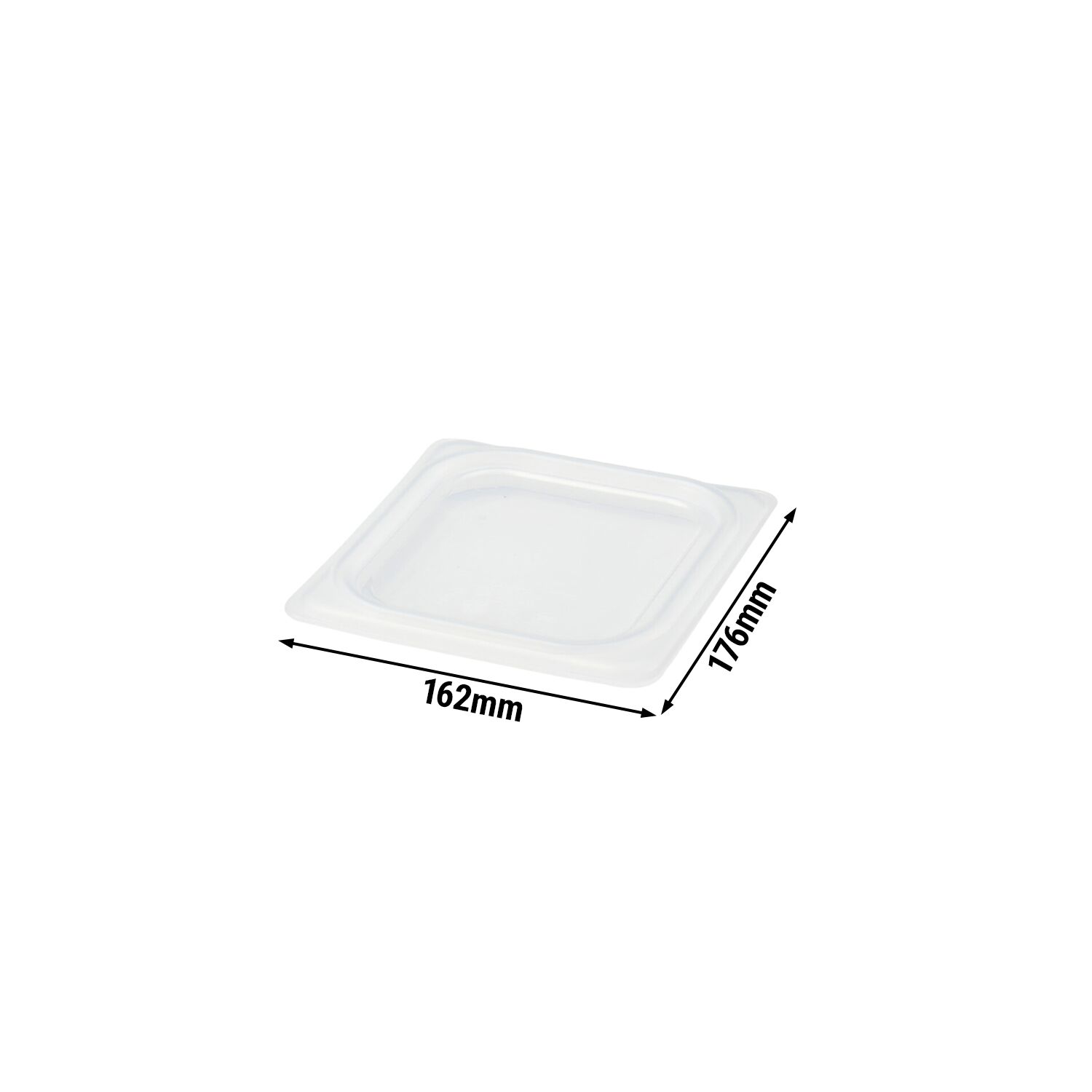 (6 pièces) CAMBRO | Couvercle GN 1/6 en polypropylène – hermétique – translucide