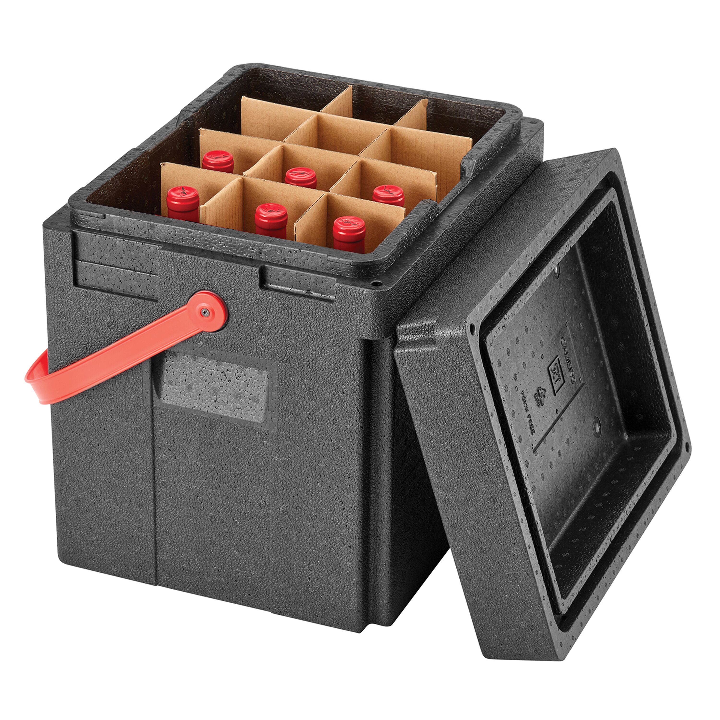 CAMBRO | CAM GOBOX® - Dryckesbox med bärrem - röd bärrem