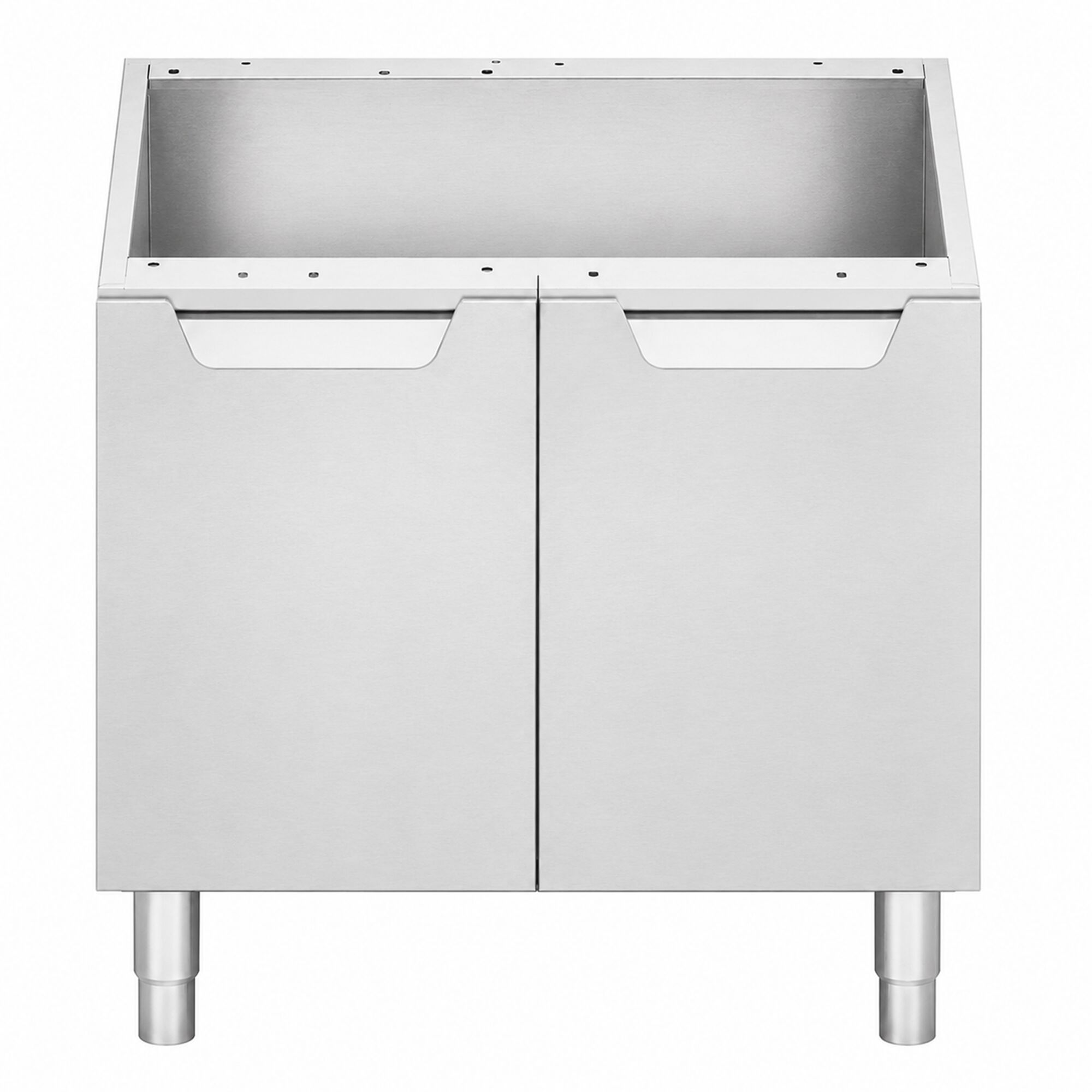 Open Base Cabinet - 600x550x600mm - 0.30m³ - Stainless Steel AISI 304 - Series 600