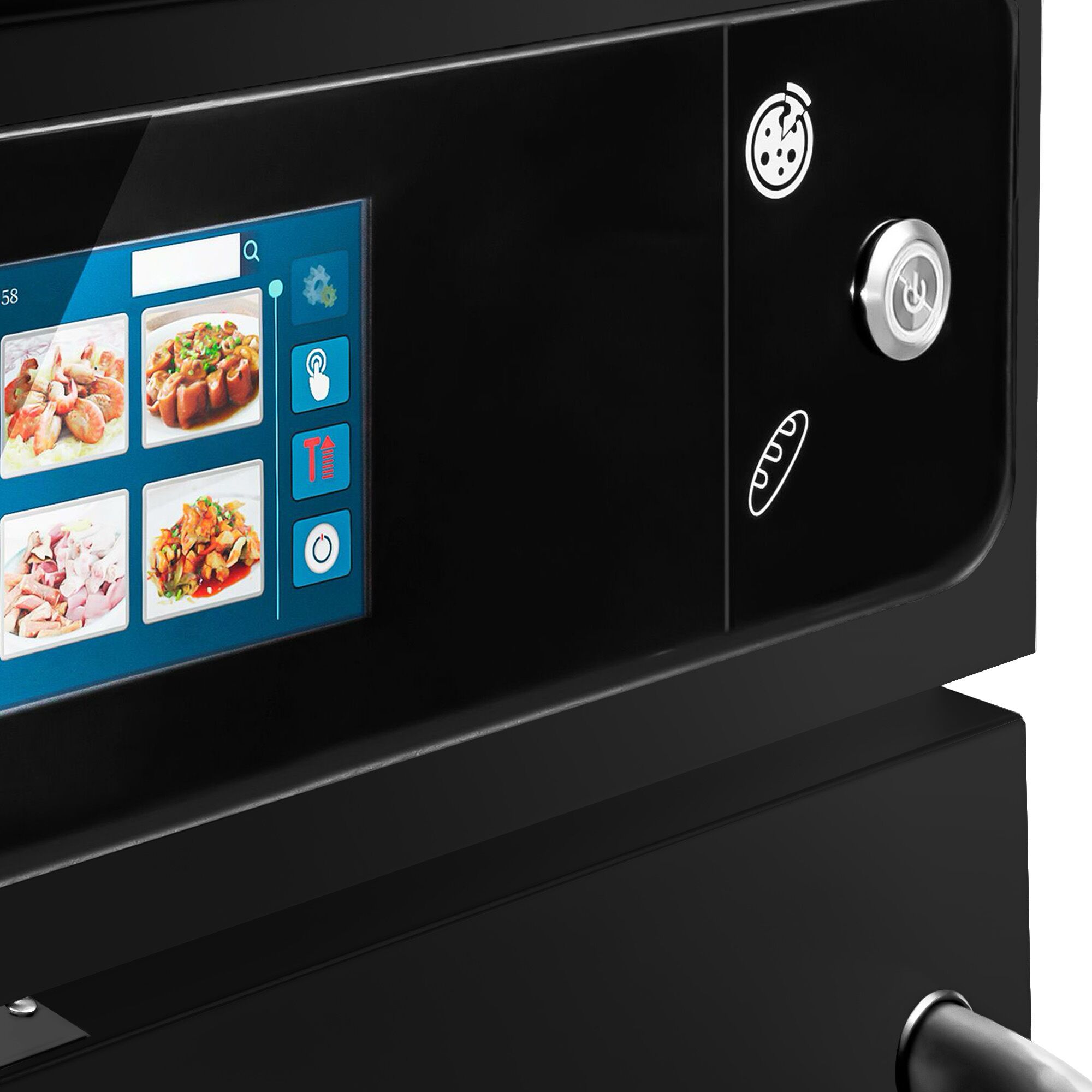 Four à cuisson accélérée - 3,5 kW - noir - incl. plaque à pizza, panier, plaque antiadhésive | cuisson 80 % plus rapide