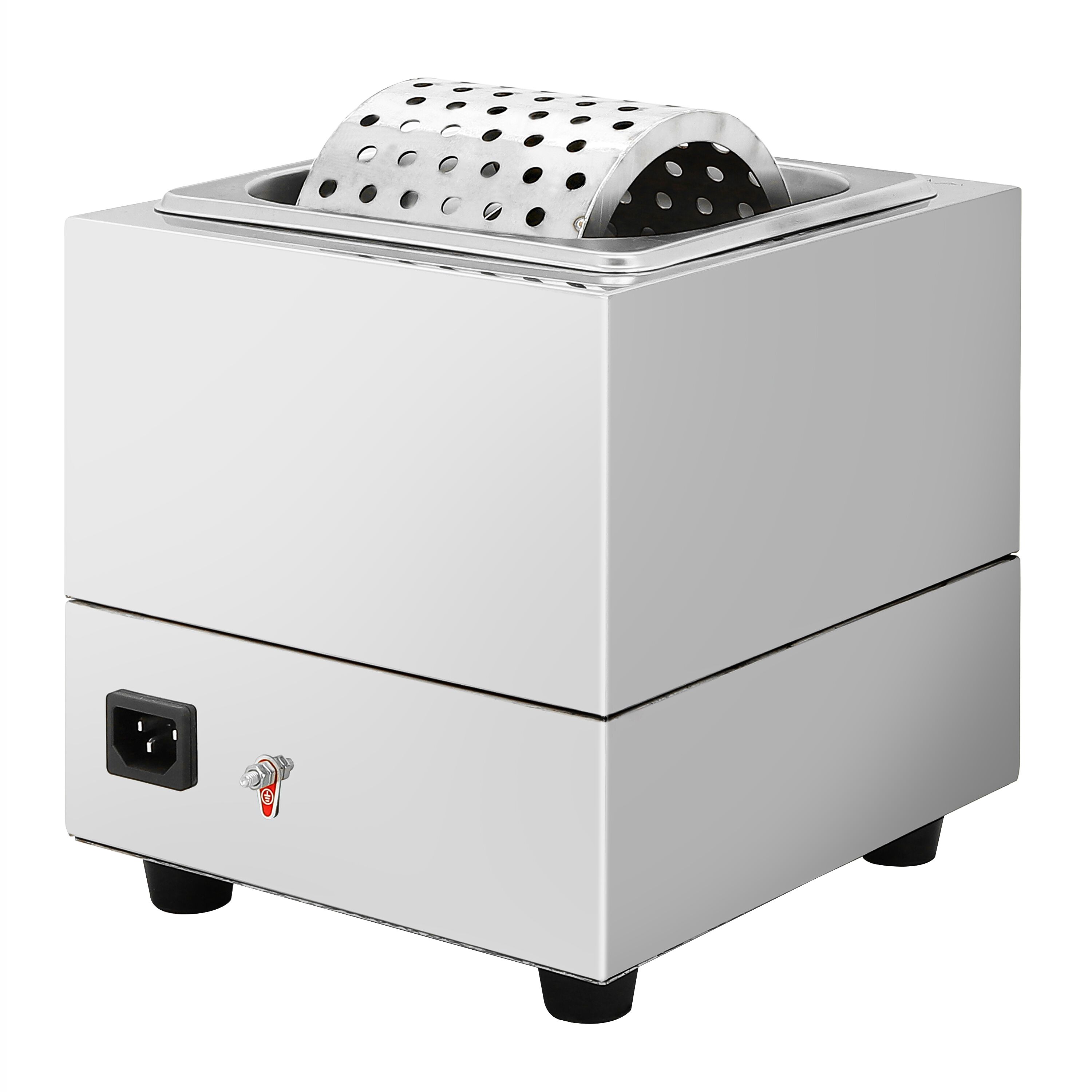 Roue à beurre chauffante Professionnelle - Acier inoxydable - 500W - GN 1/6 - Profondeur 100mm