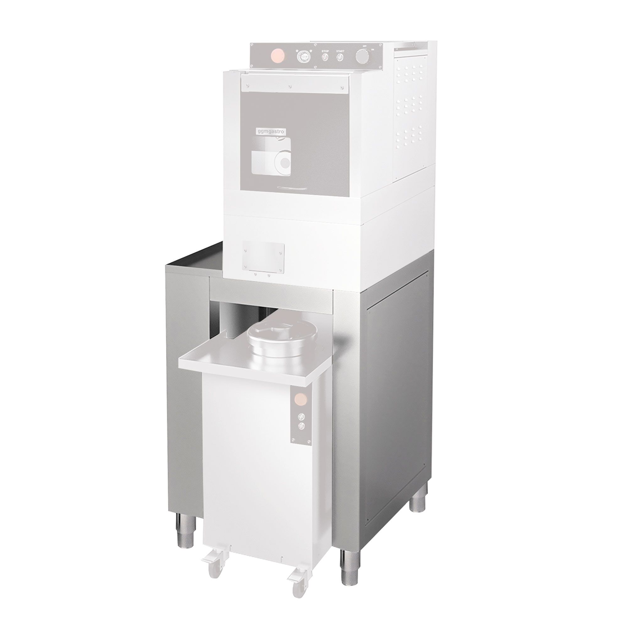 Base Frame for Dough Divider & Dough Rounder - 695x860x1000mm - Stainless Steel - for TPE800 & TAE800