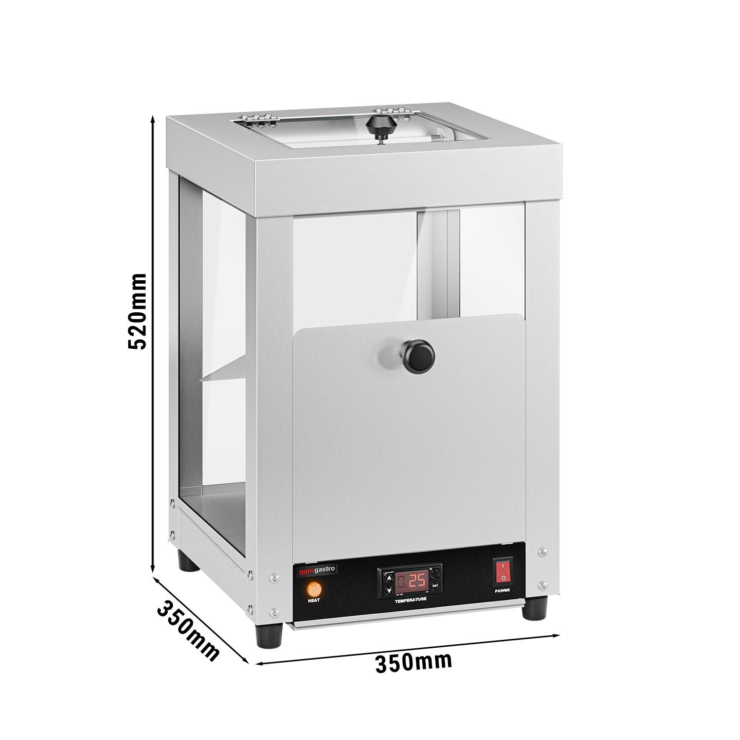 Nacho Warmer - 300W - Stainless Steel - for Almonds & Nuts