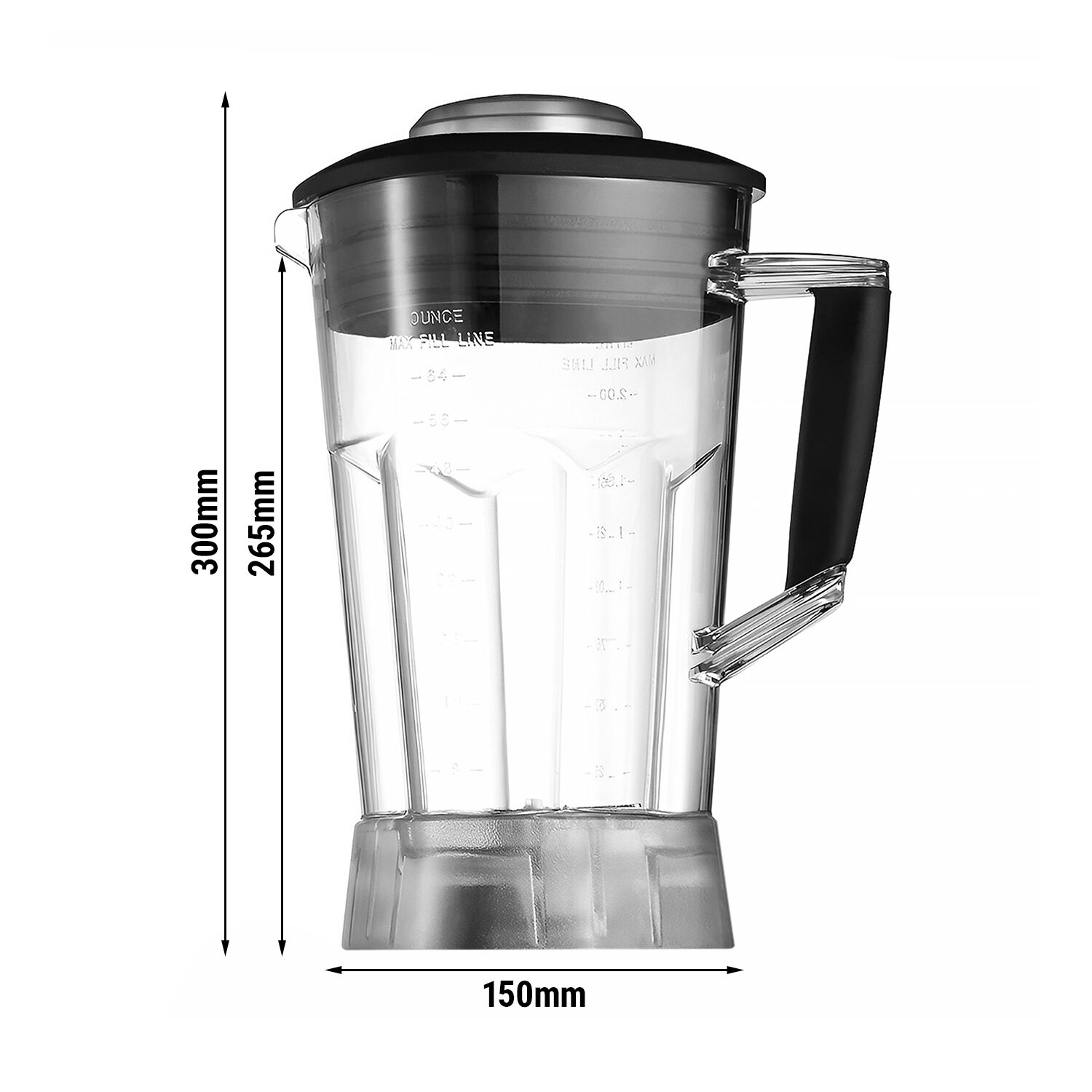 Blender de bar - 2L - 1,5-2kW
