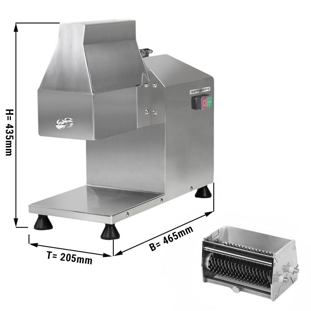 Attendrisseur à viande électrique - acier inoxydable - 205x465x435mm - 350W