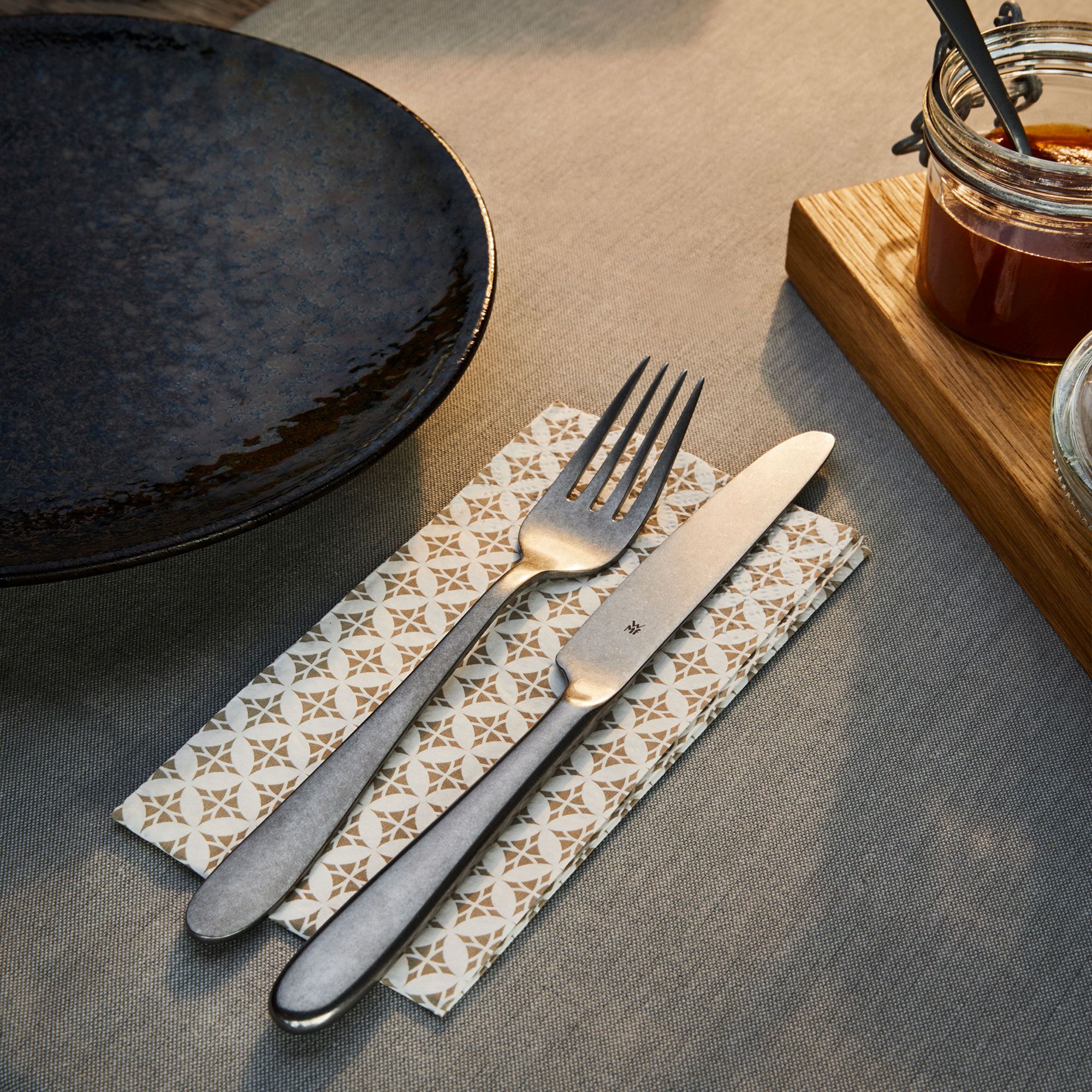 (12 pièces) WMF | SARA - Fourchette de table - 202 mm - finition stonewashed 