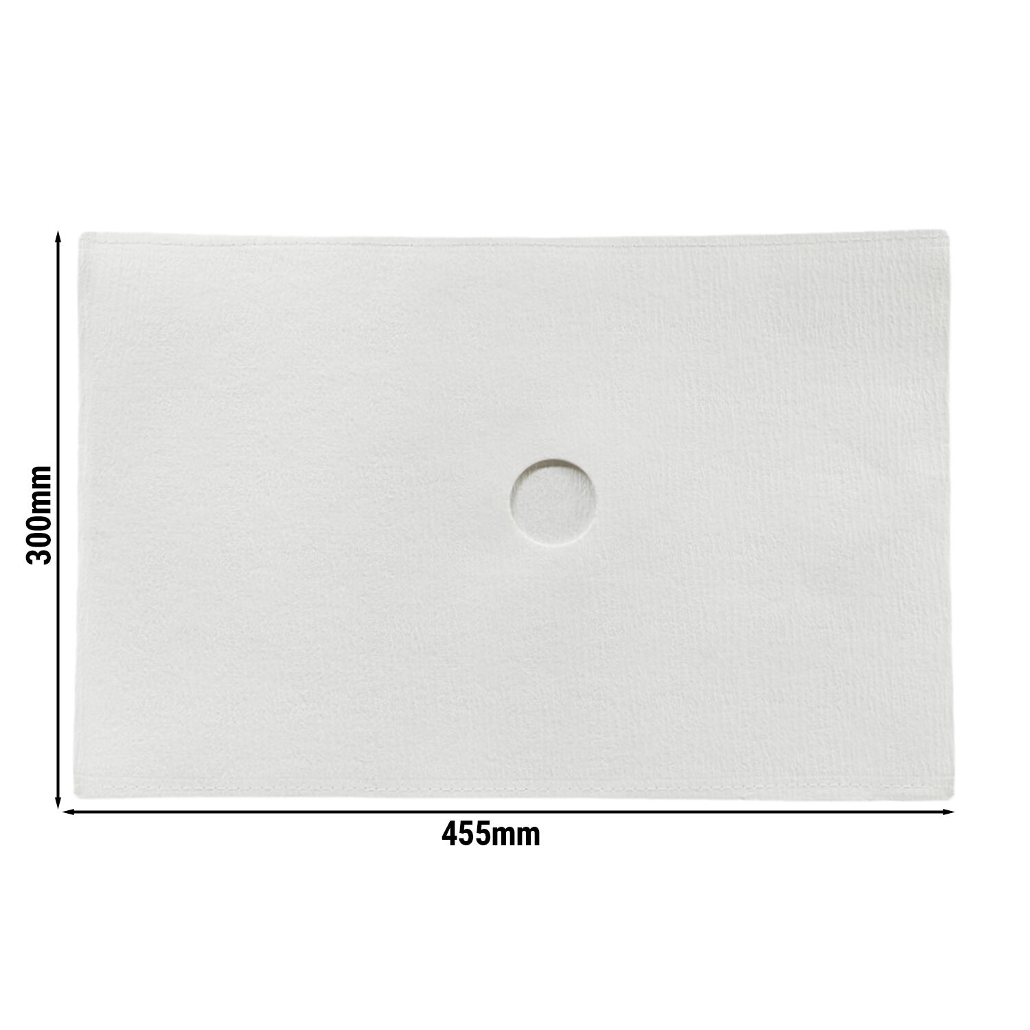 (50 pcs) Filtre pour friteuse - 445x300x1mm - Holzzellstoff - pour Friteuse EFDJ481 & EHFDJ491