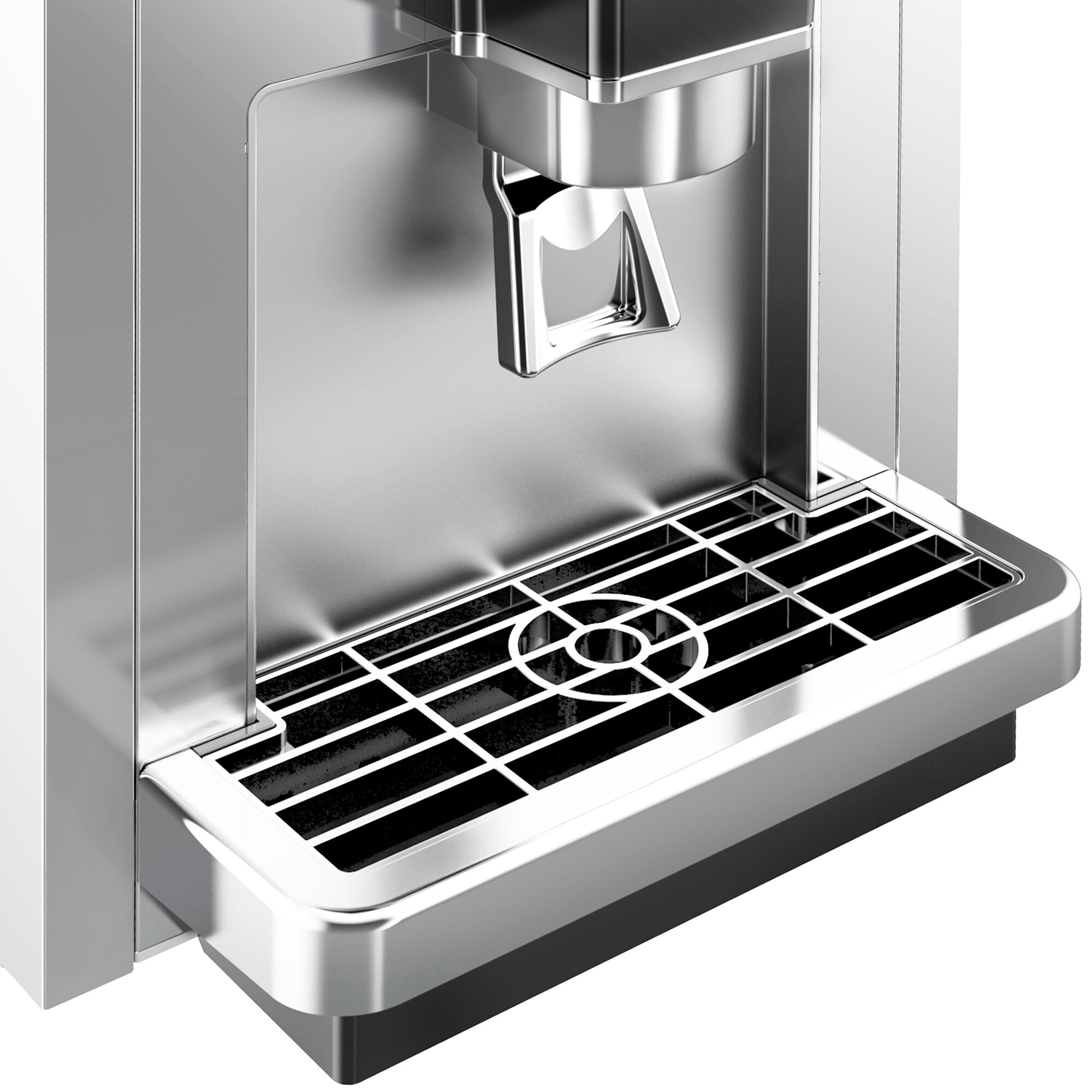 Ice and water dispenser with integrated ice maker - 70 kg/24 h - Touch