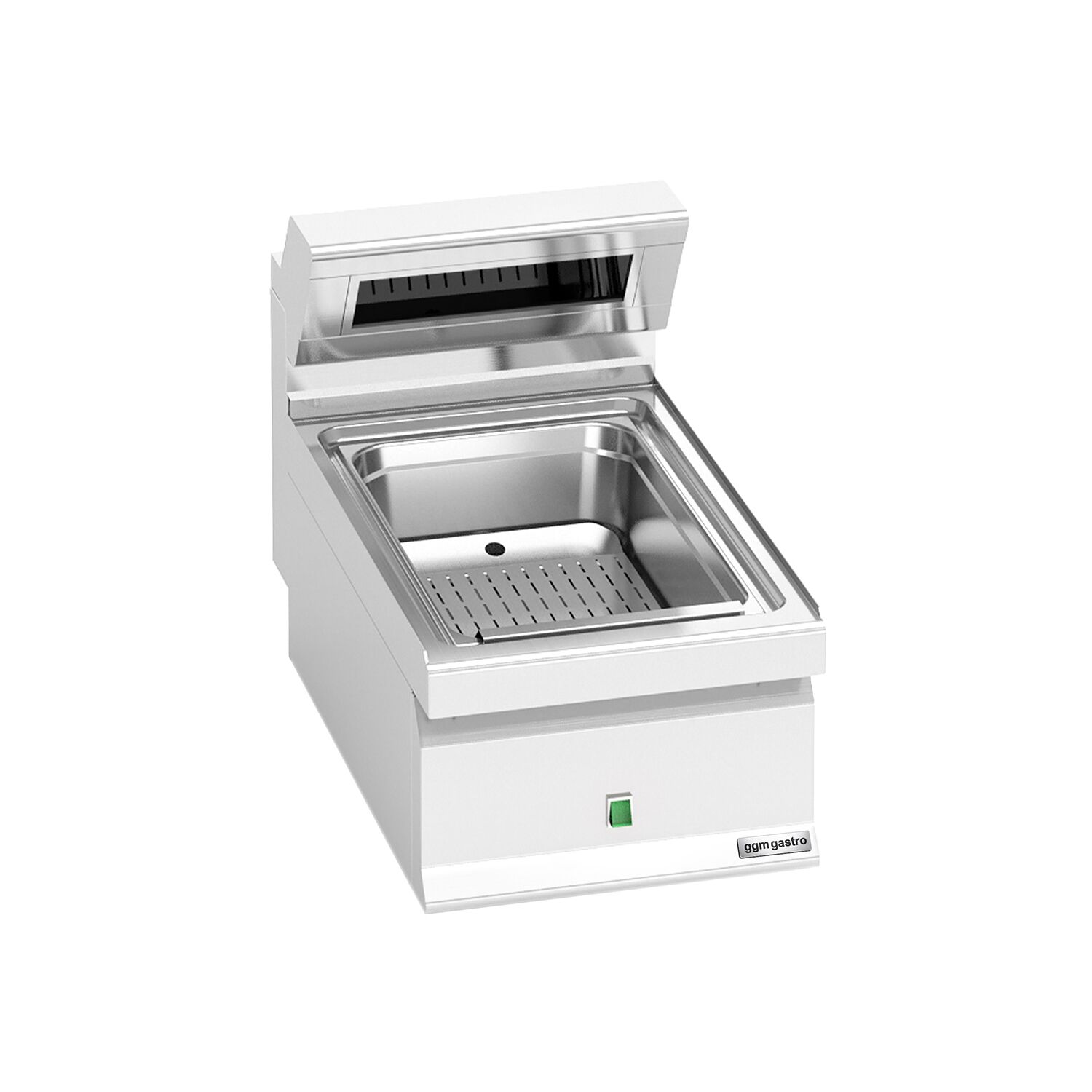 Elektryczny Podgrzewacz do frytek - 1kW - 1x GN 1/1 - z górną lampą grzewczą