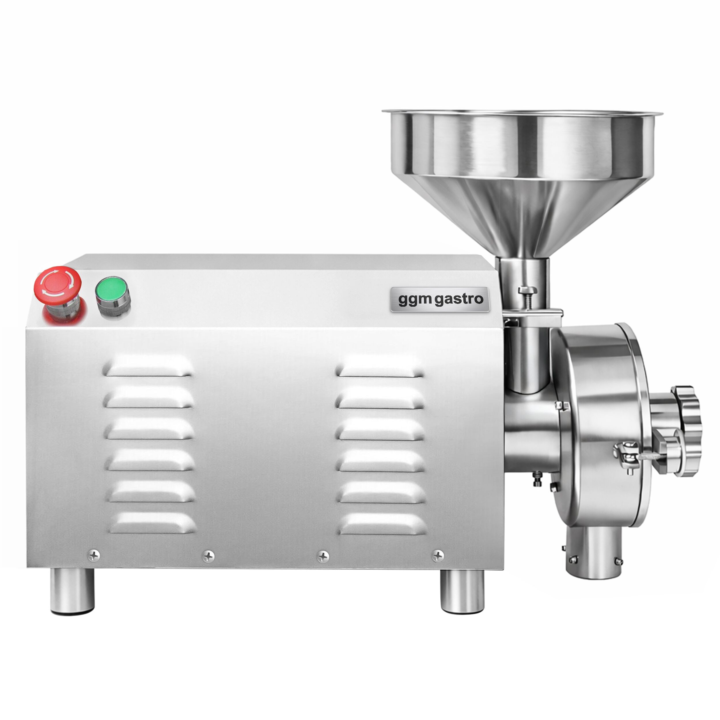 Moulin à céréales électrique Professionnel - 40kg/h - Réglage de finesse en continu - 1.5kW - 1500tr/min