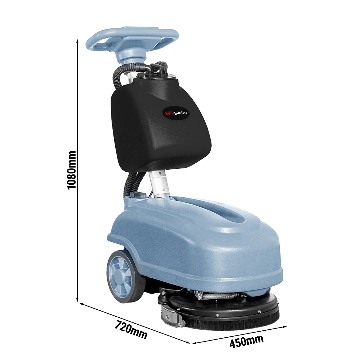 Autolaveuse aspirante – performance de travail 1 350 m²/h