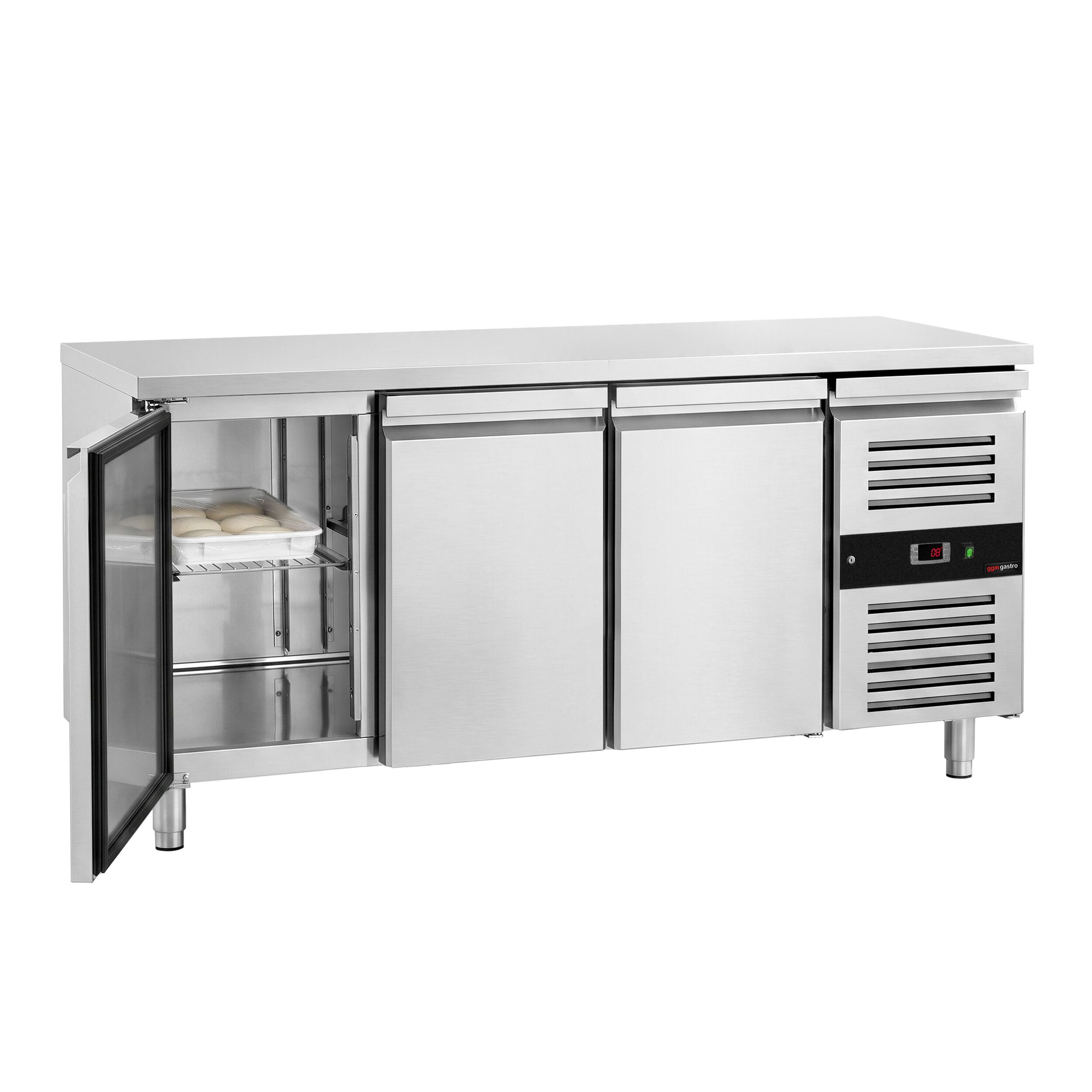 Bakery Counter Fridge PREMIUM - 2020x800mm - with 3 doors - capacity 456 litres