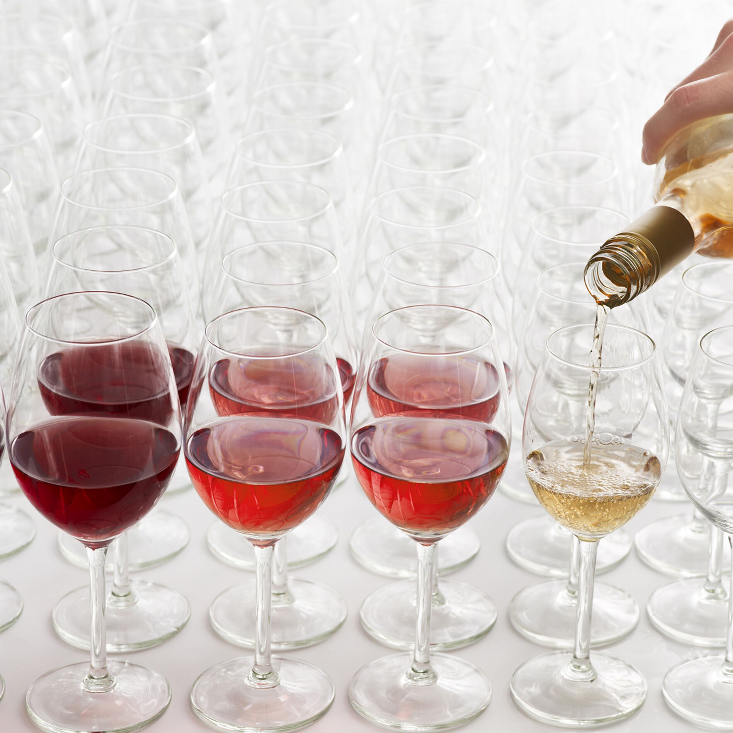(6 pcs) Wine glass - ESPRIT - 410 ml - Clear