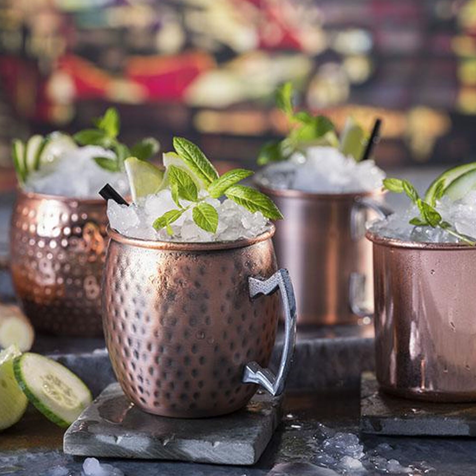 (6 pcs) Tasse à café MOSCOW MULE - 450ml - Antique cuivre