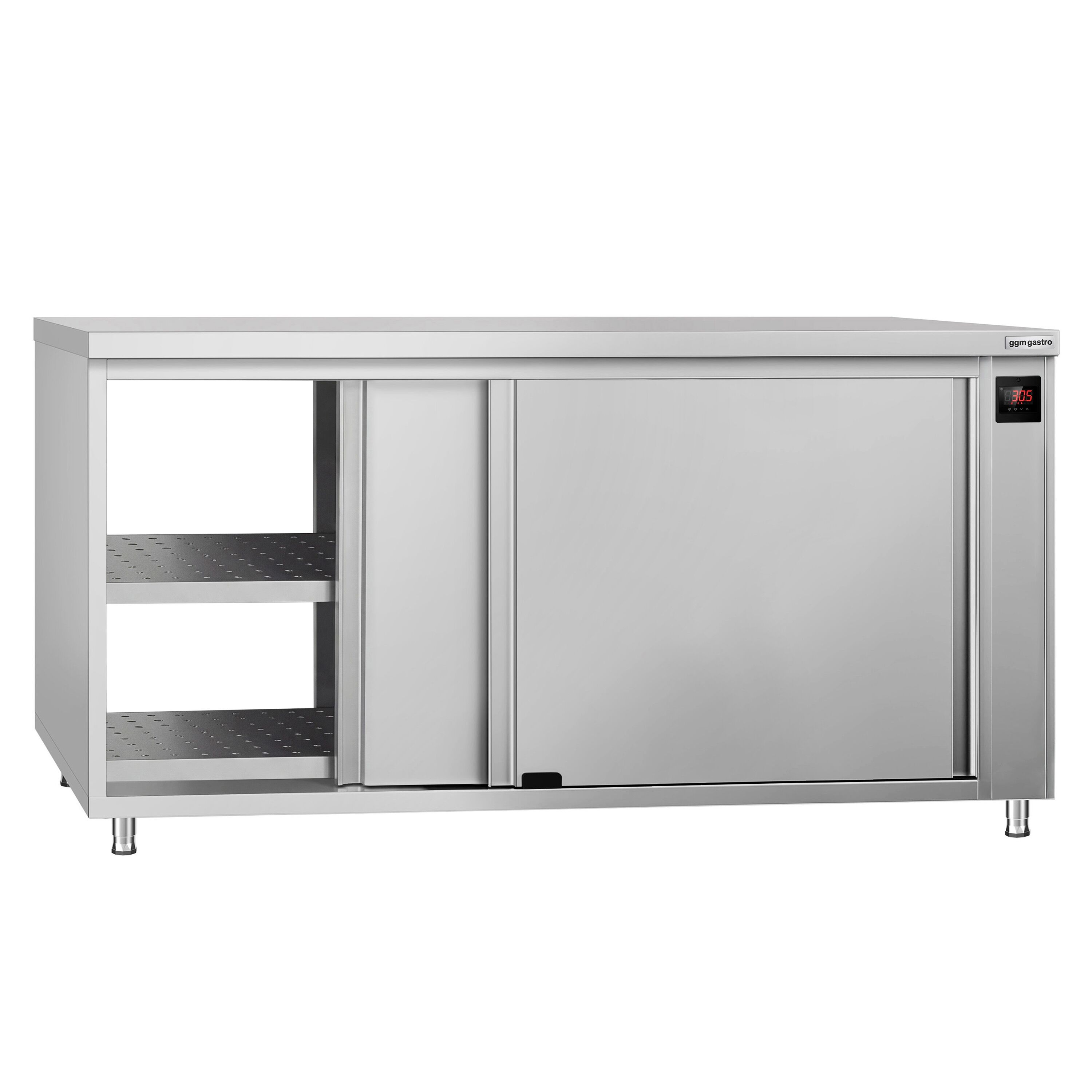 Armoire chauffante professionnelle - 2kW - 1 étagères - 2000x600x870mm