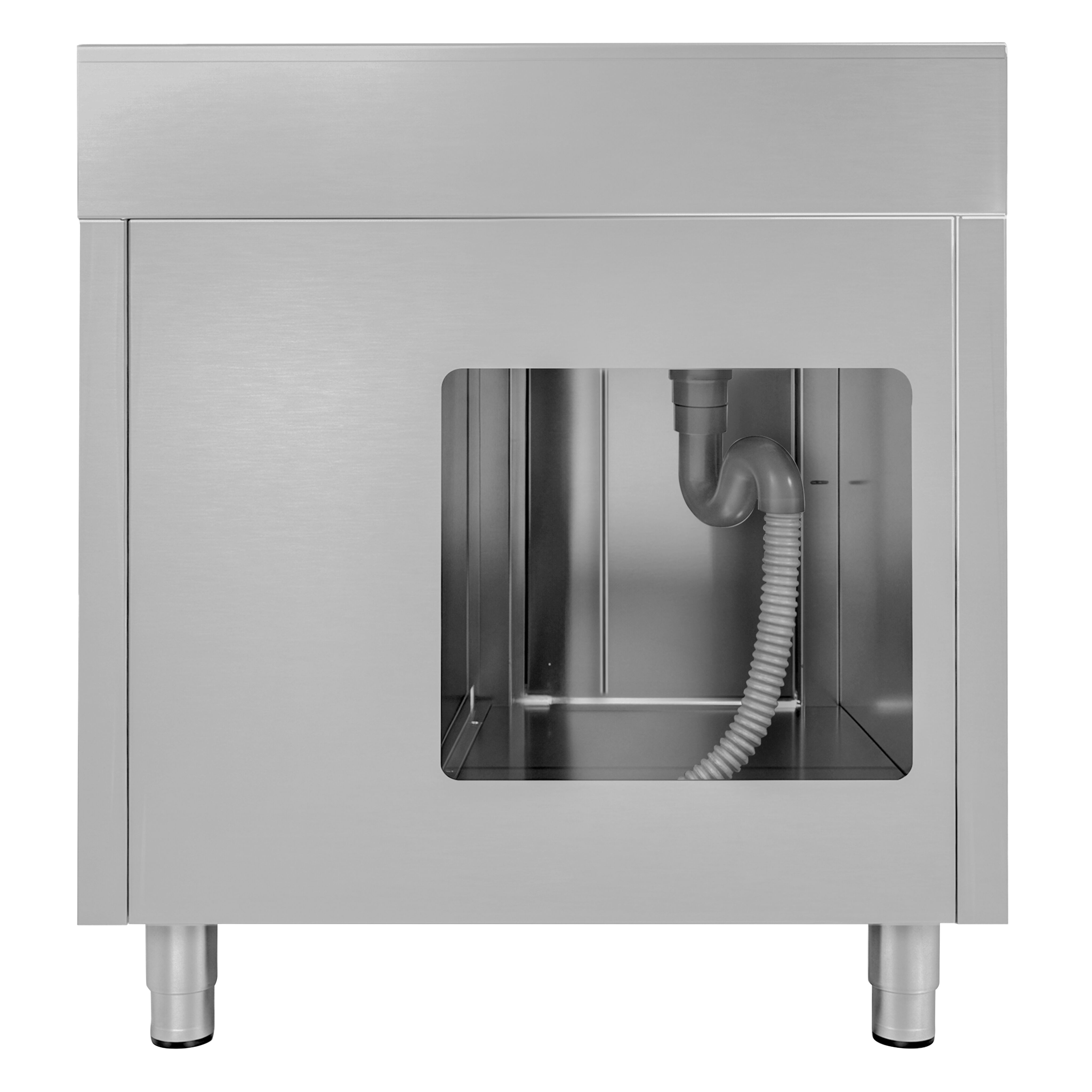 Meuble plonge ECO - 1000 x 600 mm - avec 1 bac à gauche