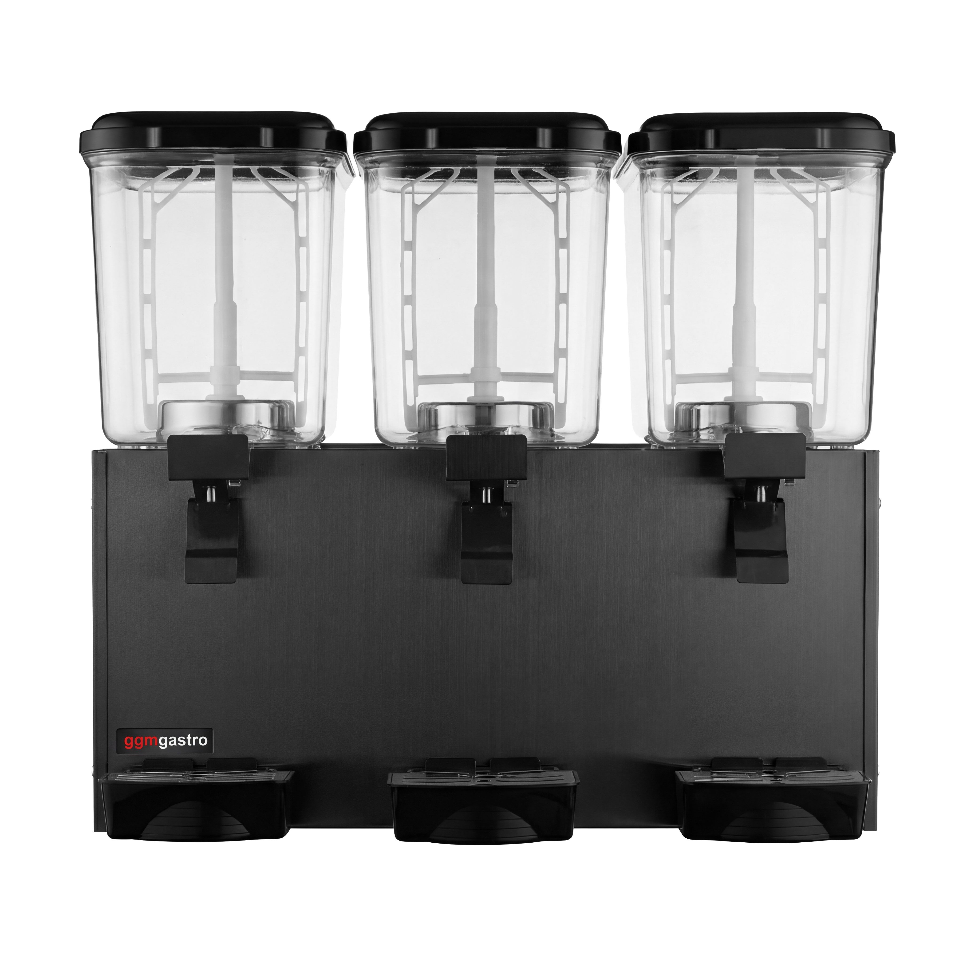 Saftspender - 3x 18 Liter - Schwarz