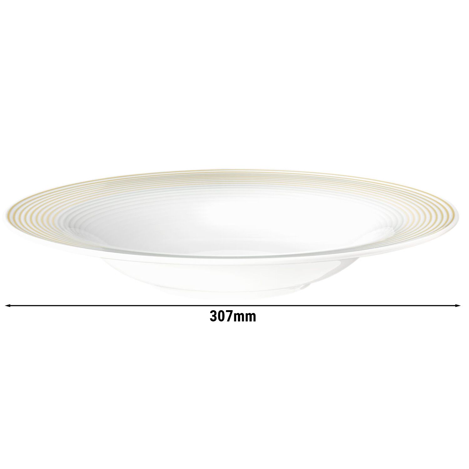 (2 pièces) SELTMANN WEIDEN | Assiette à pâtes - creuse - Ø 300 mm - Beige sable