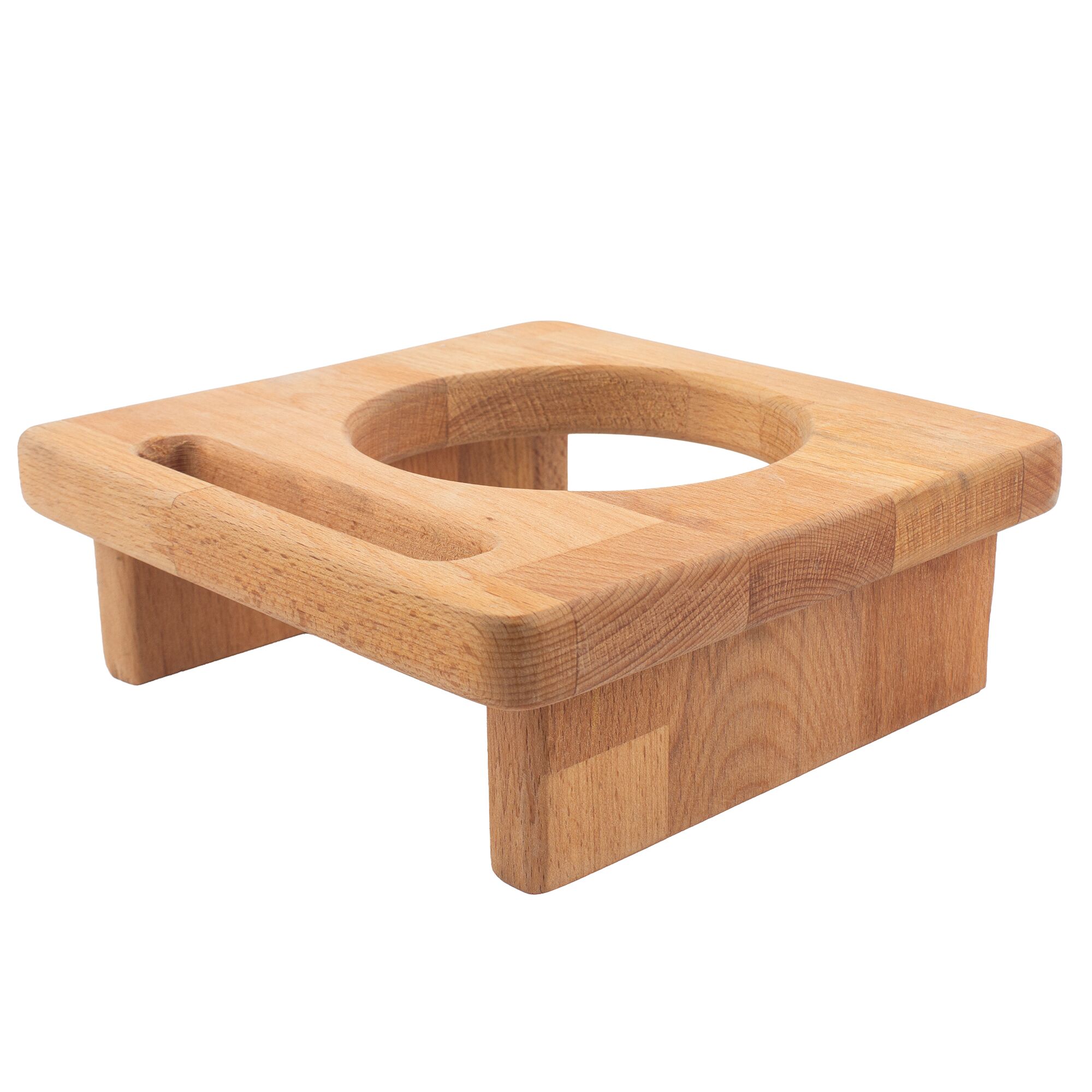 Support pour casserole en bois - pour 1 casserole