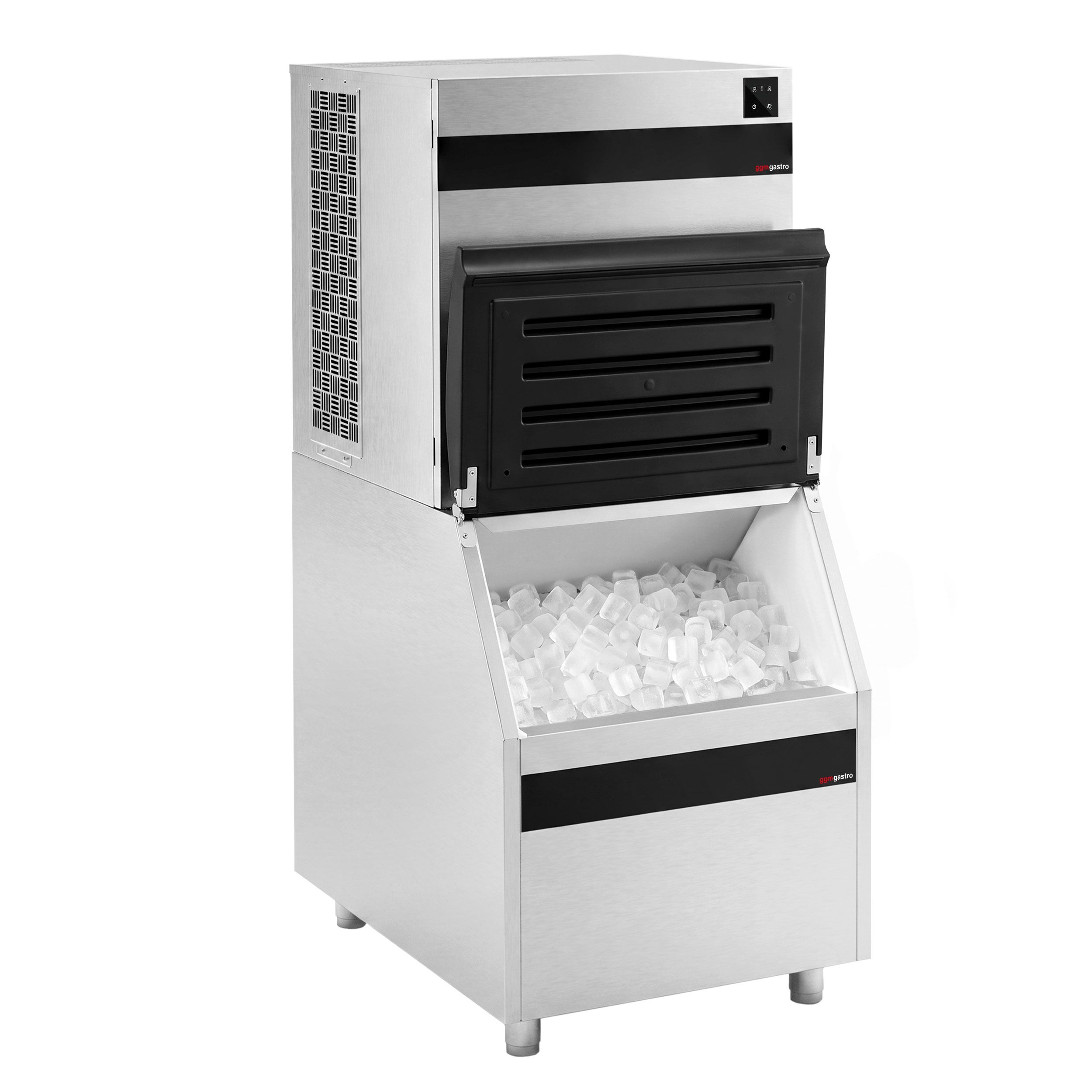 Commercial Ice Machine - Cube - 450 kg/24 h - incl. storage container