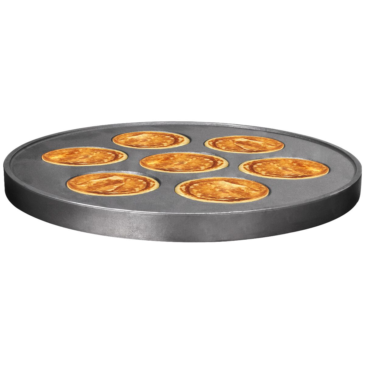7 pans Plate for Crêpes maker - Ø400mm - Stainless Steel - for CGOM5