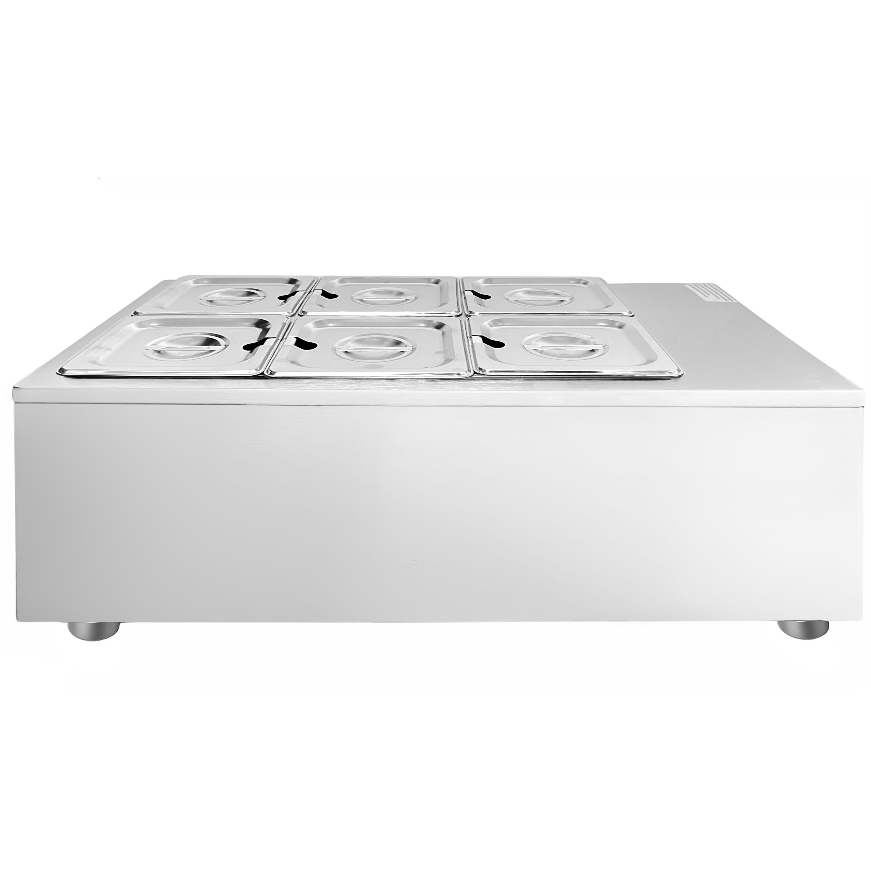 Fondoir à chocolat à bain-marie - 6x 1,7litres - 1kW