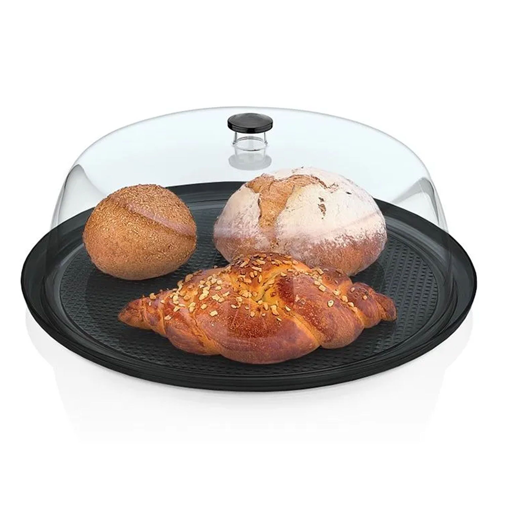 Cloche de présentation - Dôme - Polycarbonate - 390x390mm - Hauteur:150mm - rond