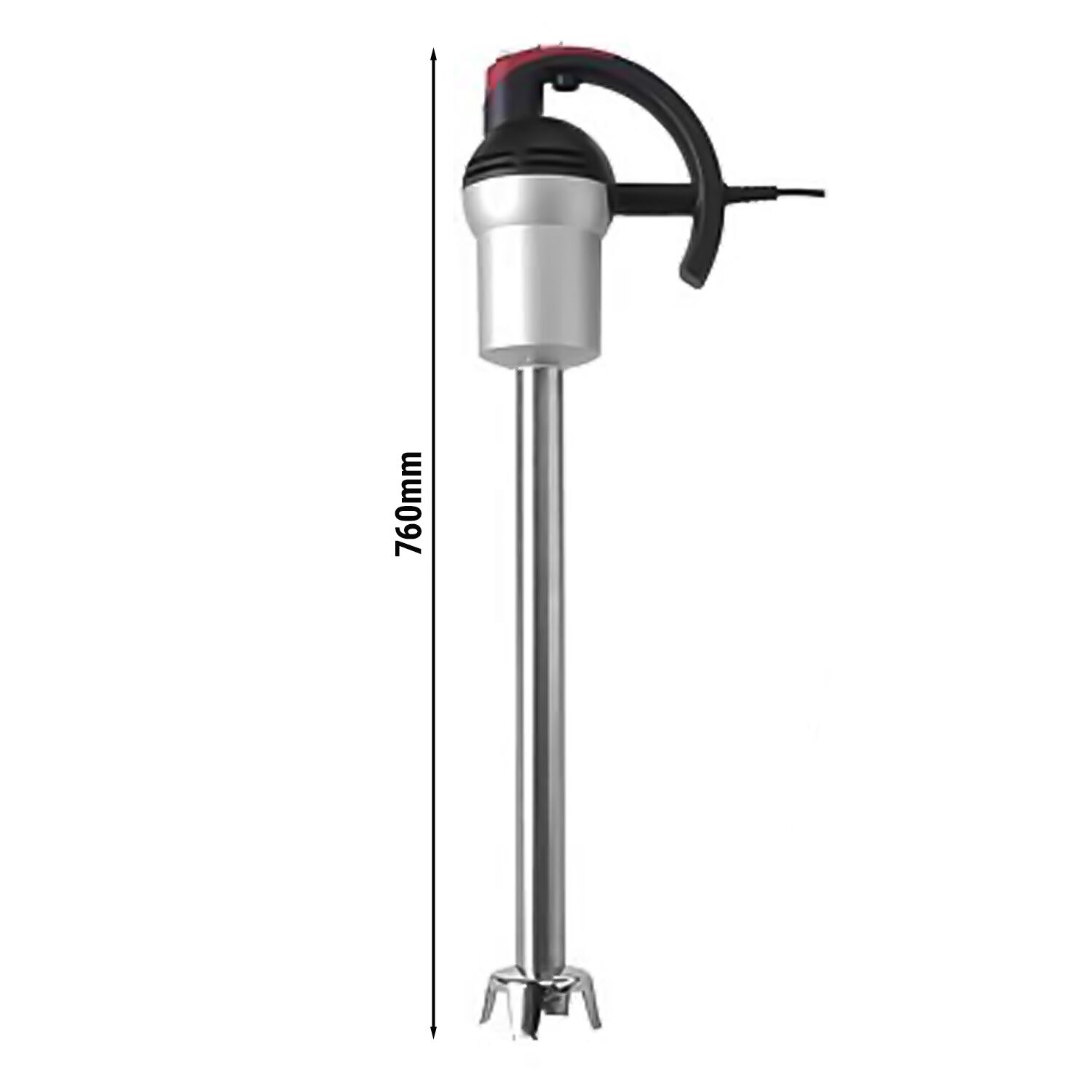 Mixeur plongeant professionnel - avec pied fixe - pied 500mm - 550 W - 2 vitesses