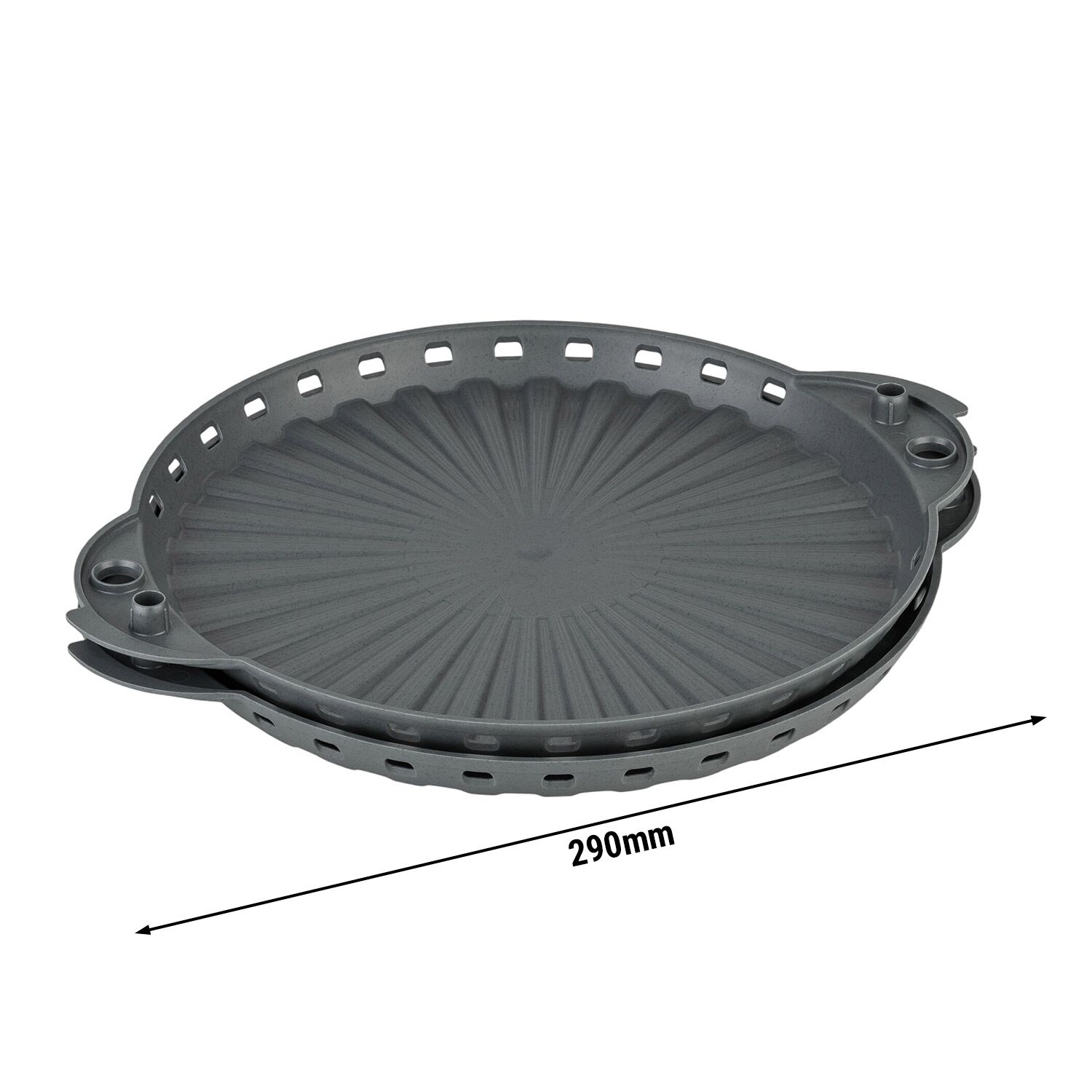 (6 pcs) Boîte à pizza - RÉUTILISABLE - 29x23,6x3,85cm
